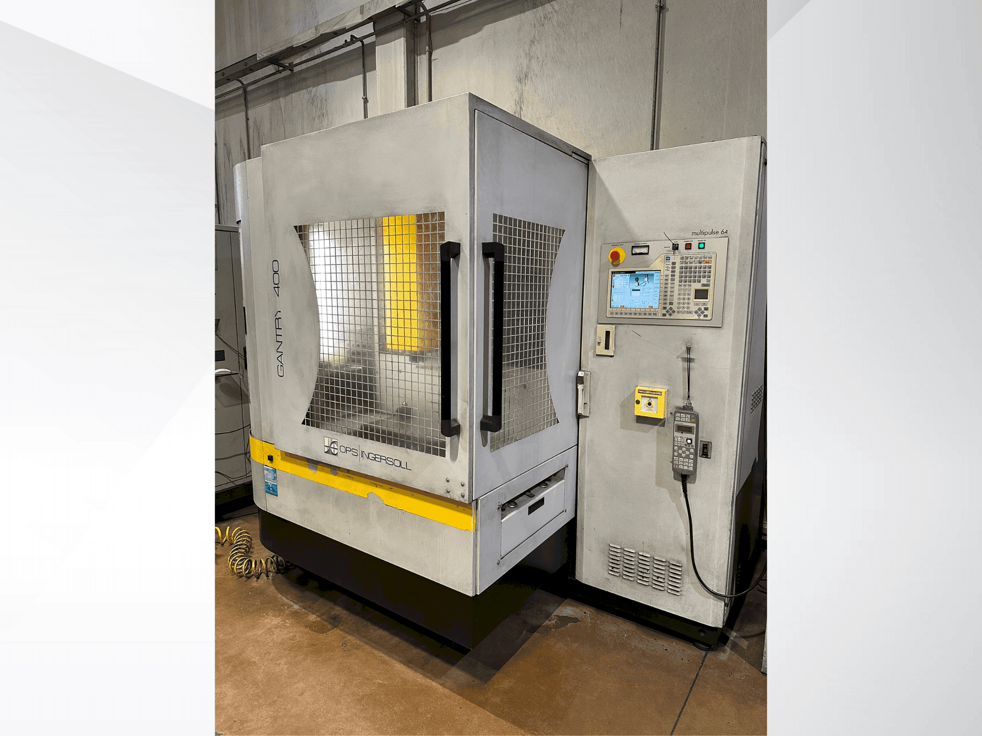Čelní pohled na INGERSOLL Gantry 400 stroj