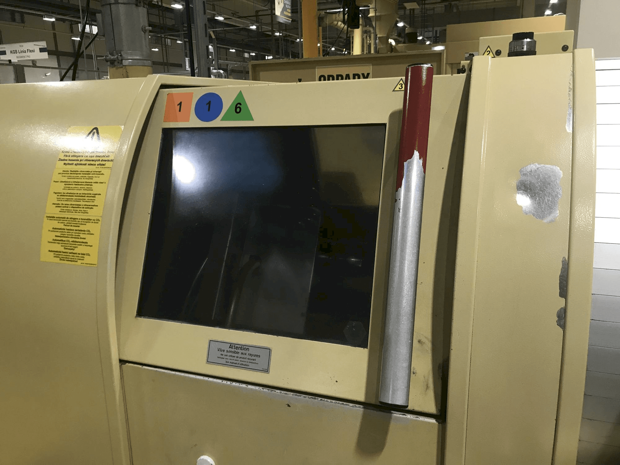 Čelní pohled na TRAUB TNL 26 K stroj