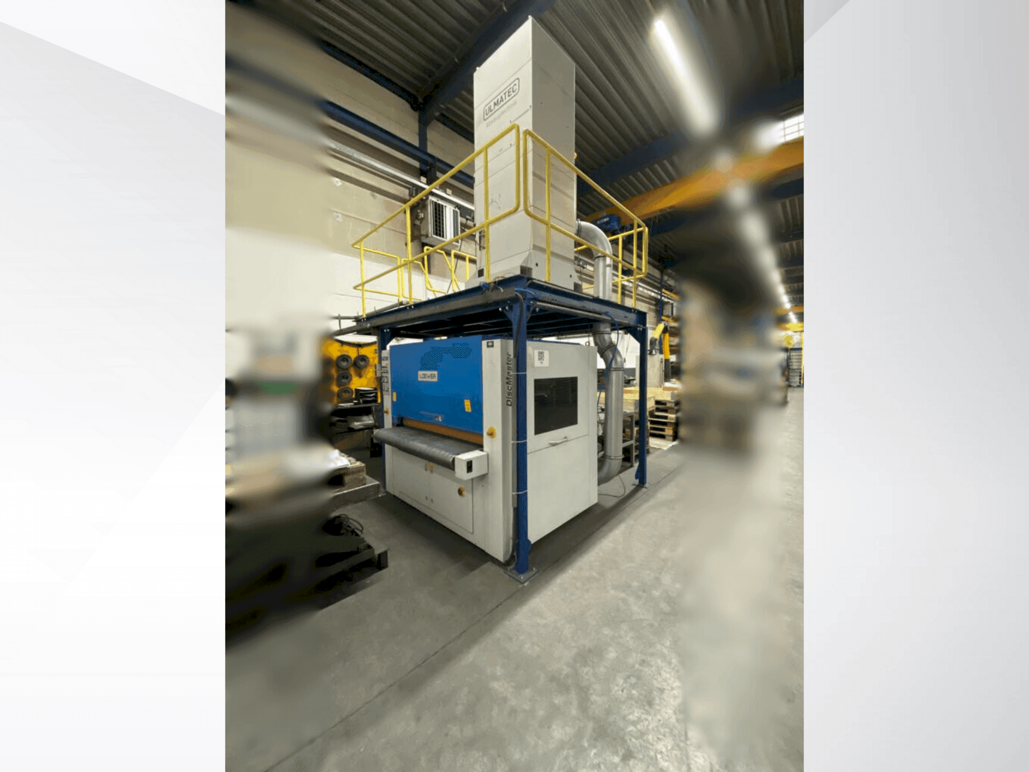 Čelní pohled na LOEWER DiscMaster 6TD-1500 stroj