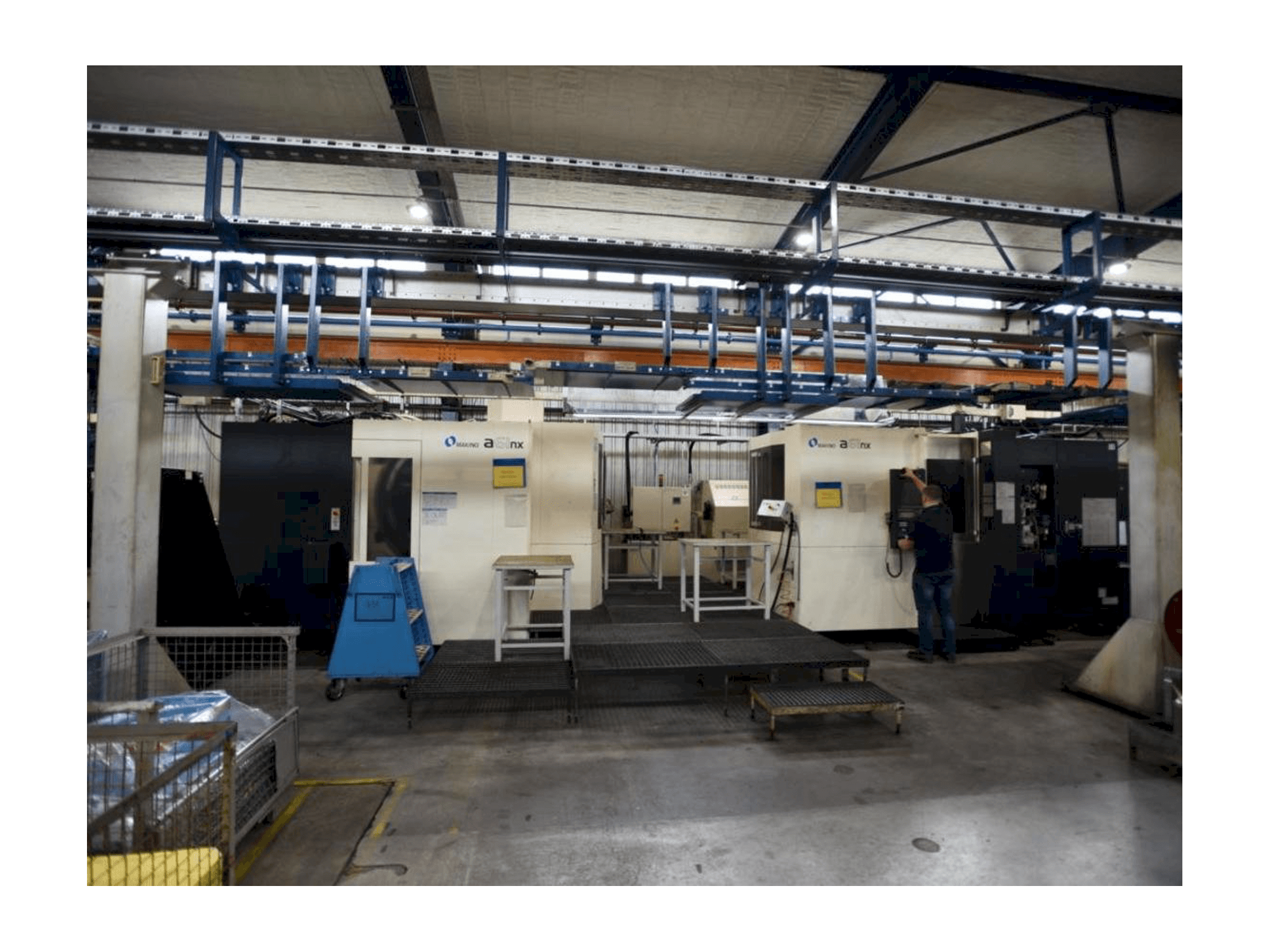 Čelní pohled na Makino a61nx Pro 6 stroj