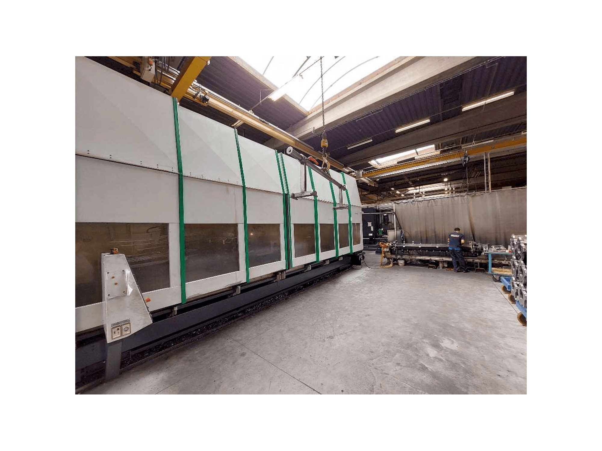 Čelní pohled na Unisign Univers 6 (A-as) stroj