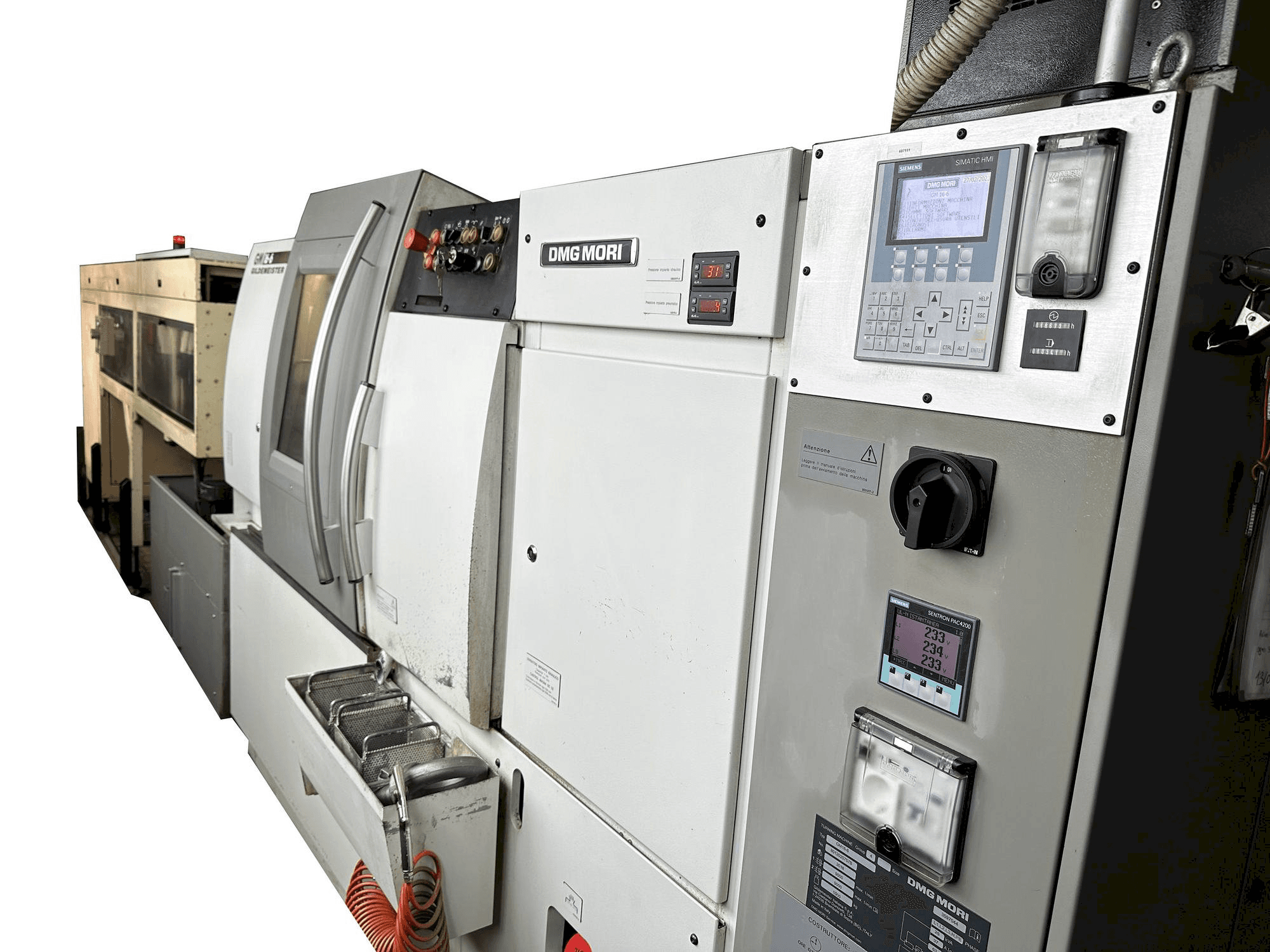 Čelní pohled na DMG MORI GILDEMEISTER GM 16-6AC stroj