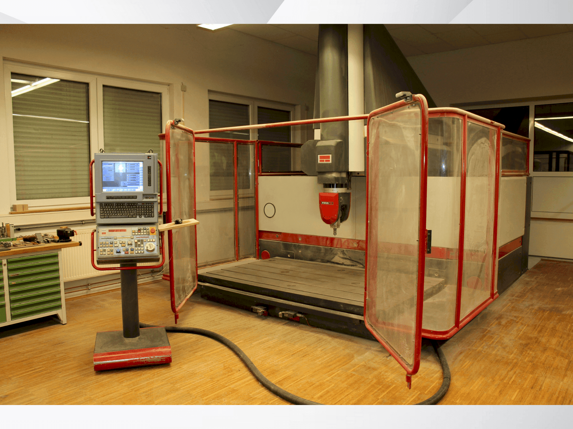 Čelní pohled na Fidia Digit 218 stroj