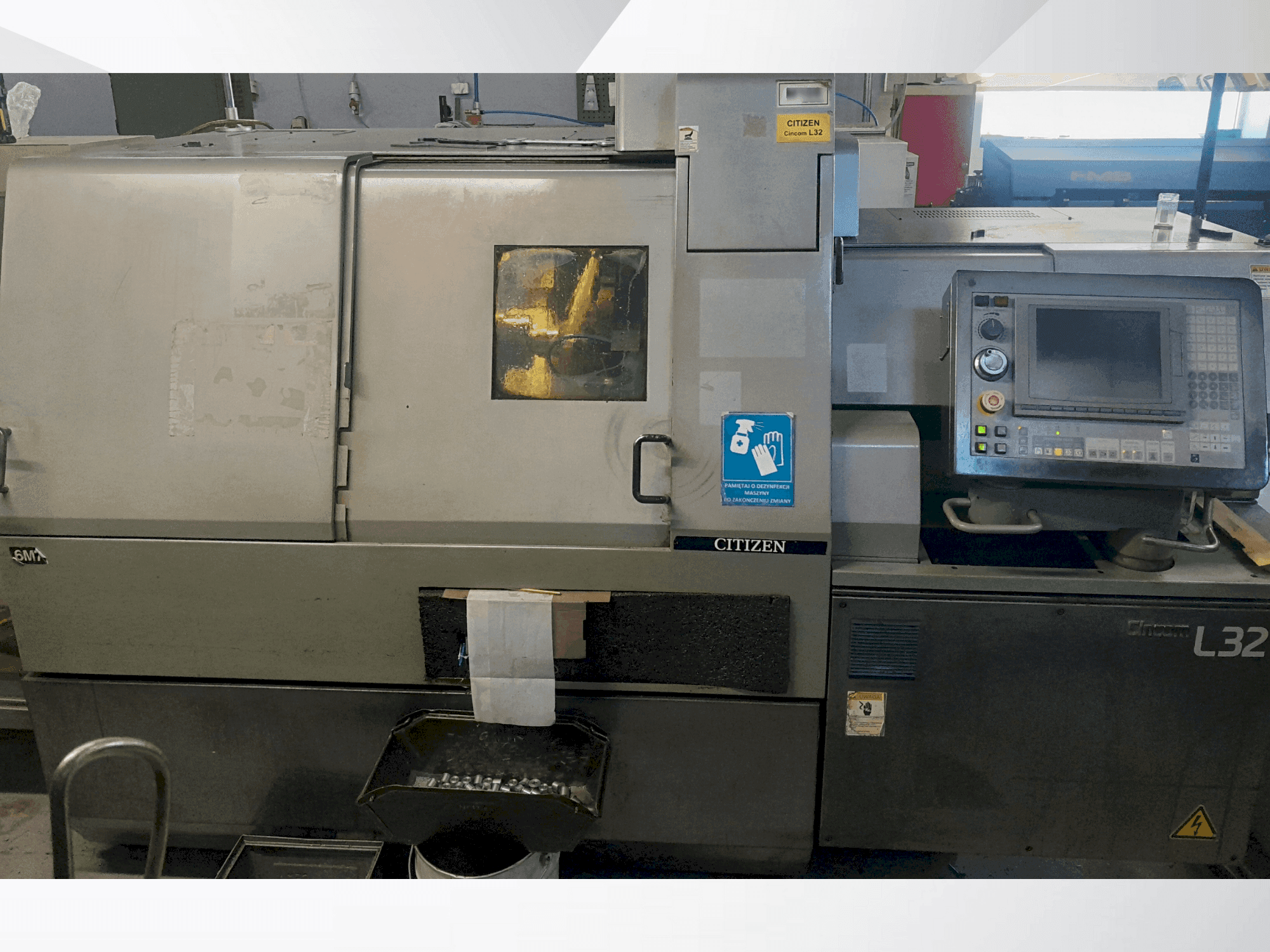 Čelní pohled na Citizen L32 VII stroj