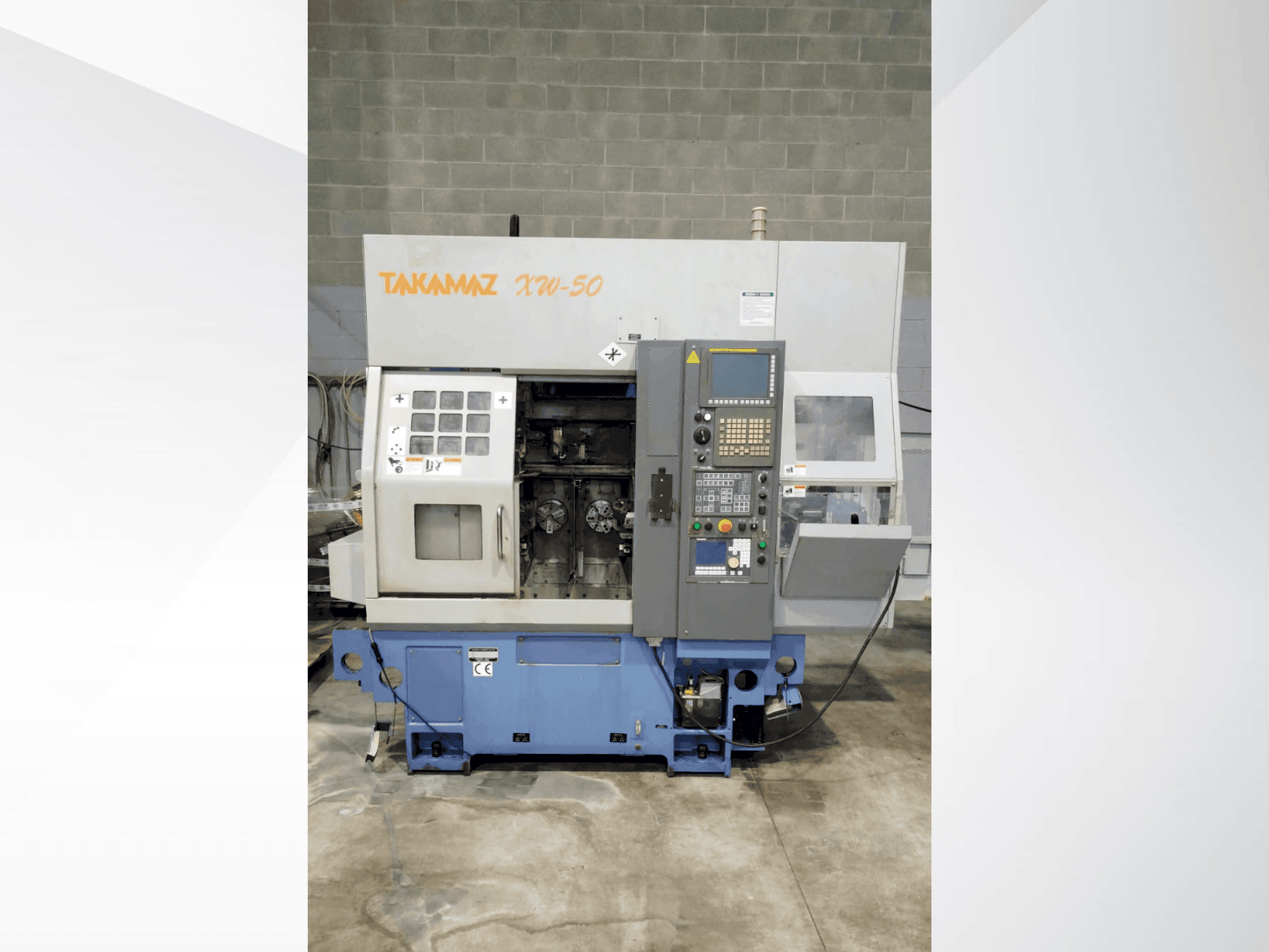 Čelní pohled na Takamaz NW 50 stroj