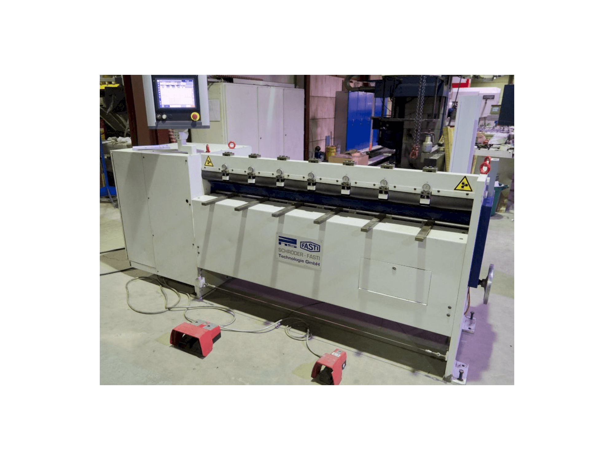 Čelní pohled na SCHRODER Fasti 145-18/075 stroj