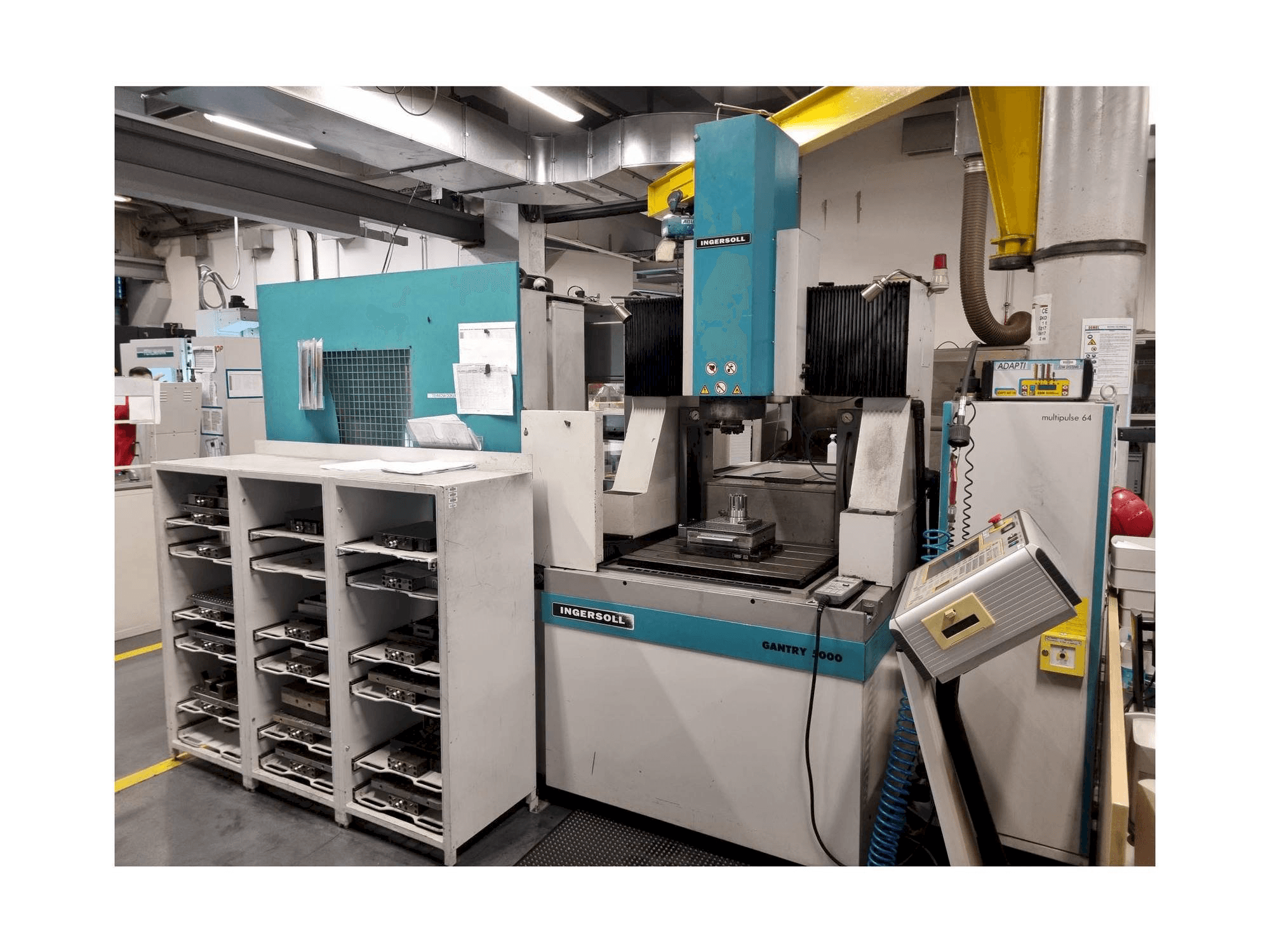 Čelní pohled na OPS-INGERSOLL Gantry 5000 stroj