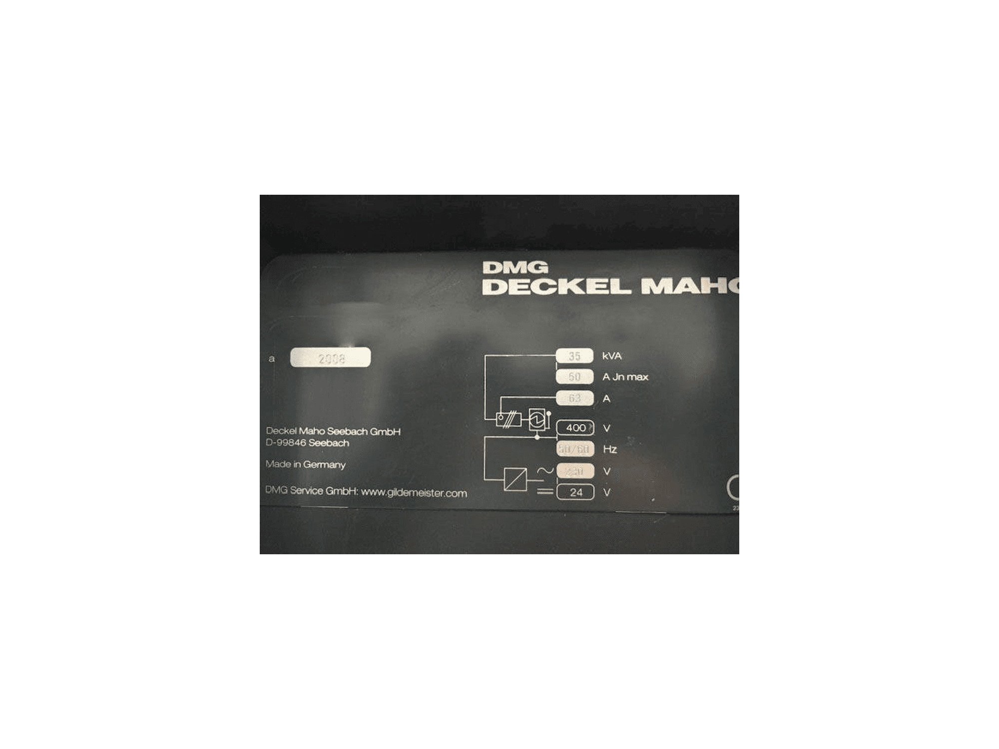 Detail na DMG DMC 635V stroje