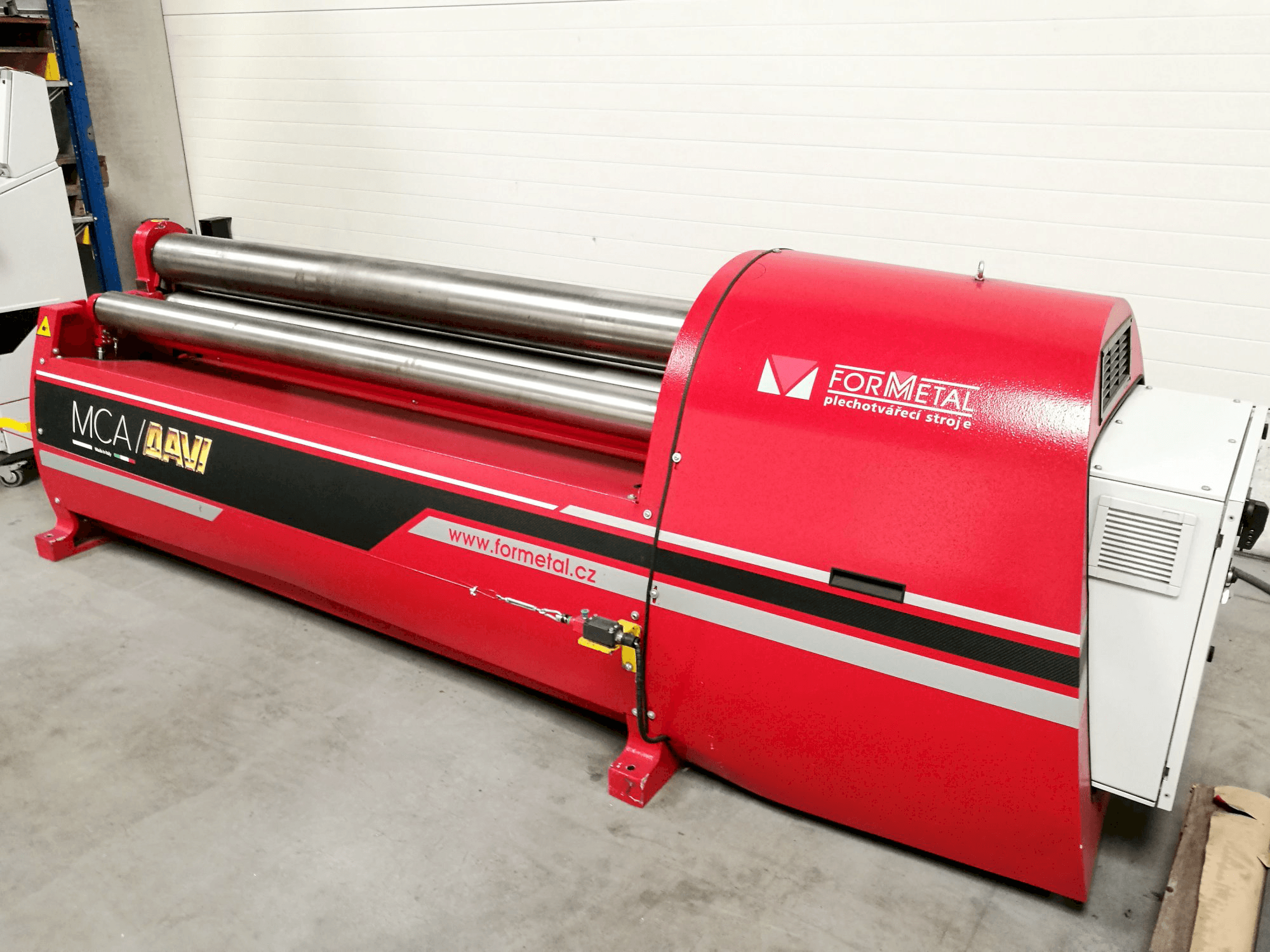 Pravý pohled na Davi MCA 2017 stroj