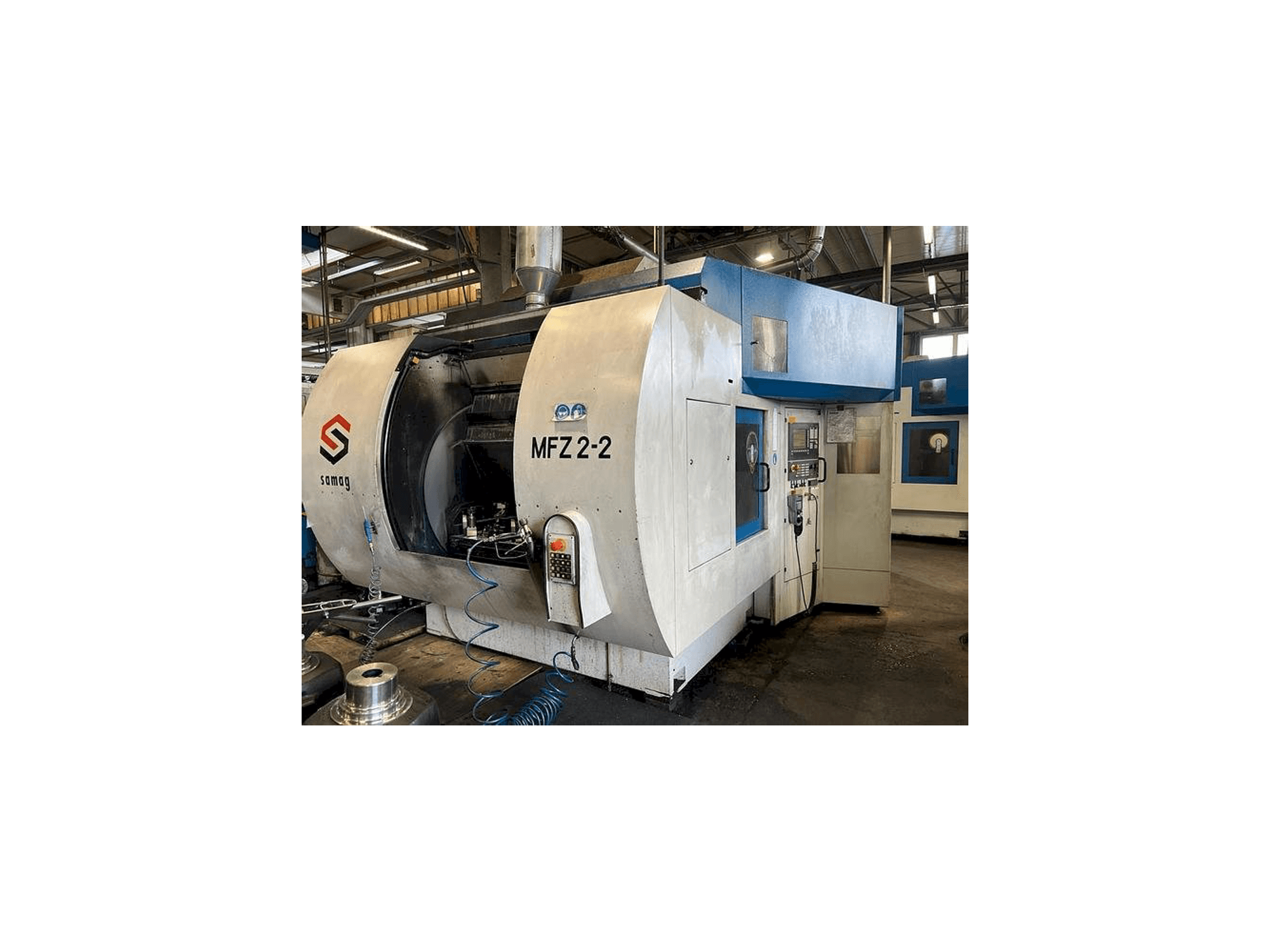 Čelní pohled na SAMAG MFZ 2-2 stroj