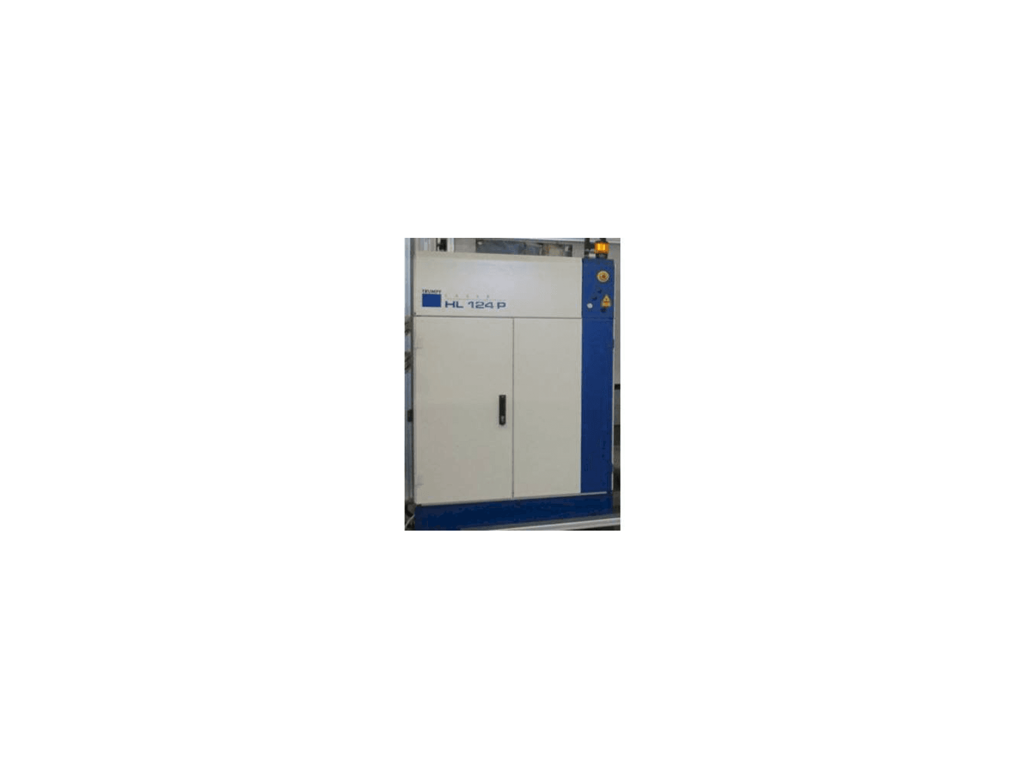 Čelní pohled na Trumpf HL 124 P stroj