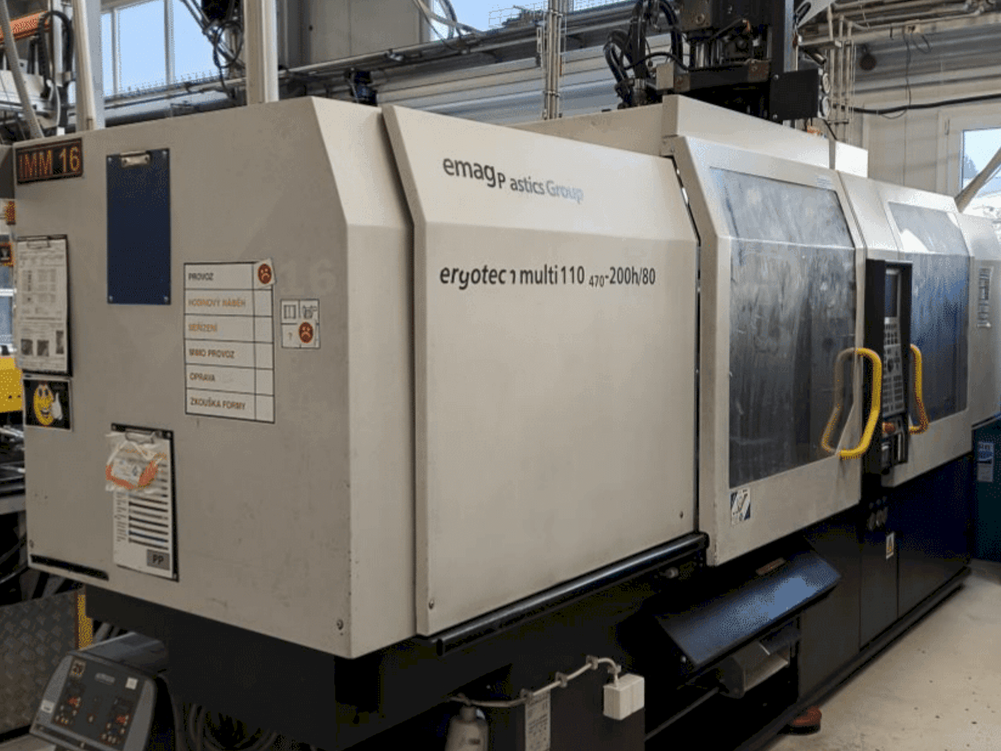 Čelní pohled na DEMAG ERGOtech multi 110-470 stroj