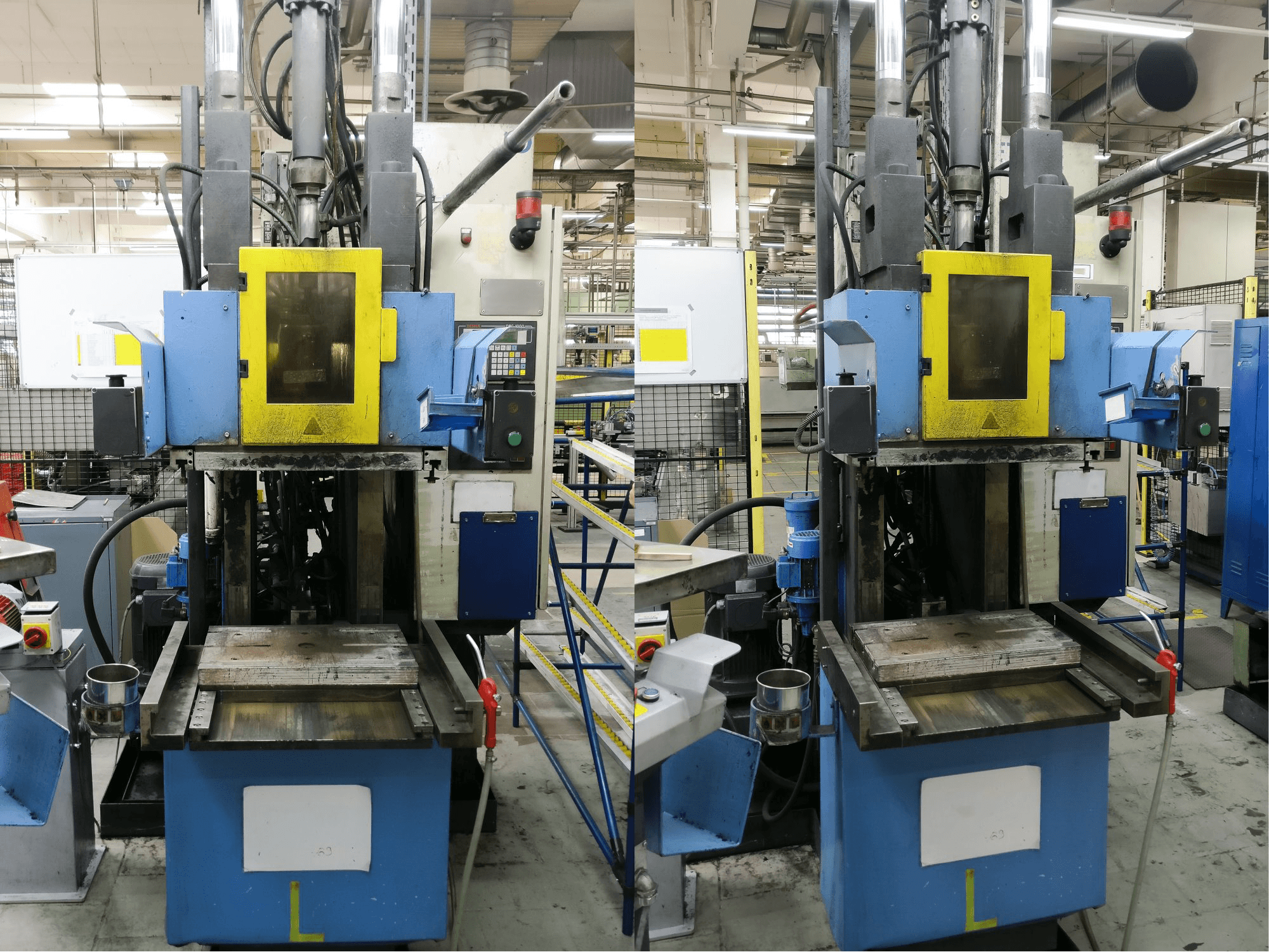 Čelní pohled na Kloeckner Desma 956.050 stroj