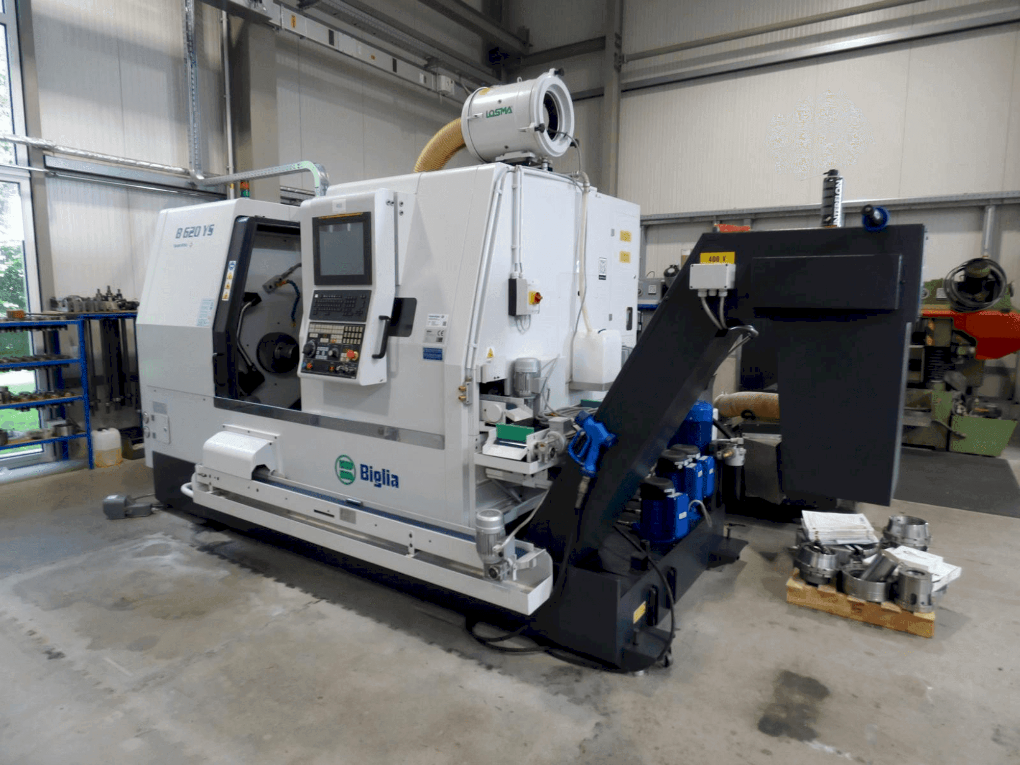 Čelní pohled na Biglia B620YS stroj