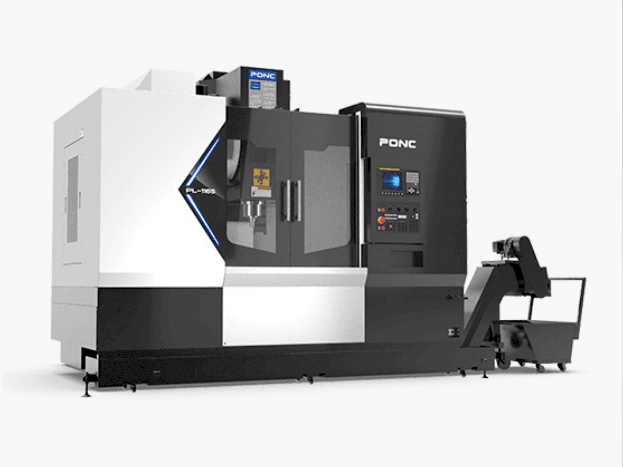 Čelní pohled na PONC PL 855 stroj