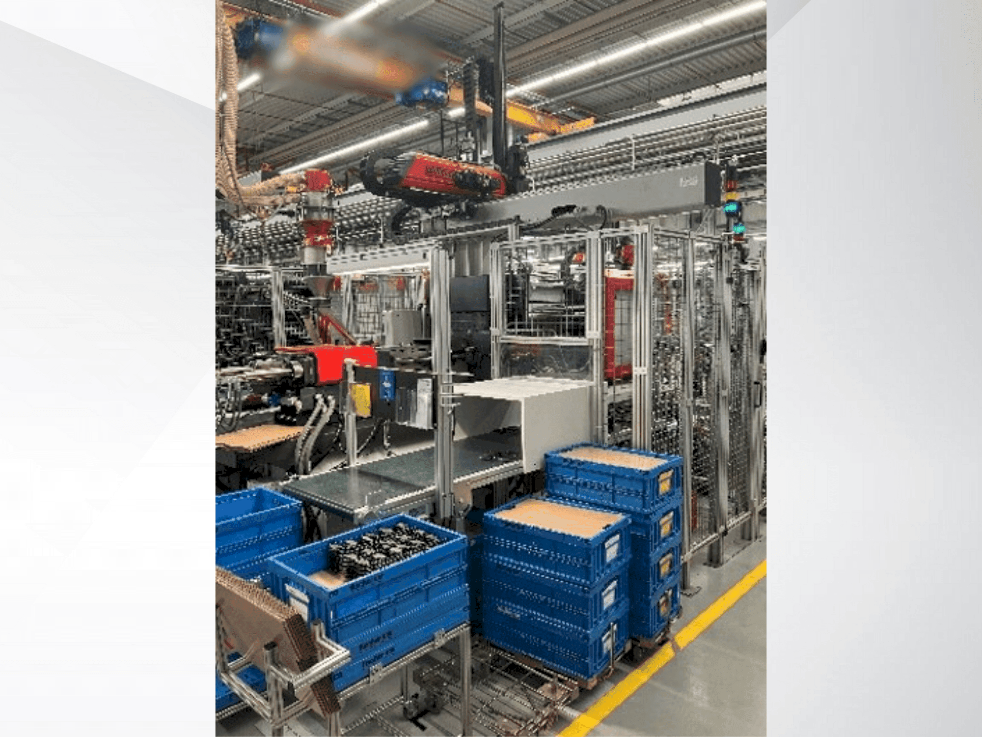 Čelní pohled na Arburg Allrounder 470 S 1300-350 (2004) stroj