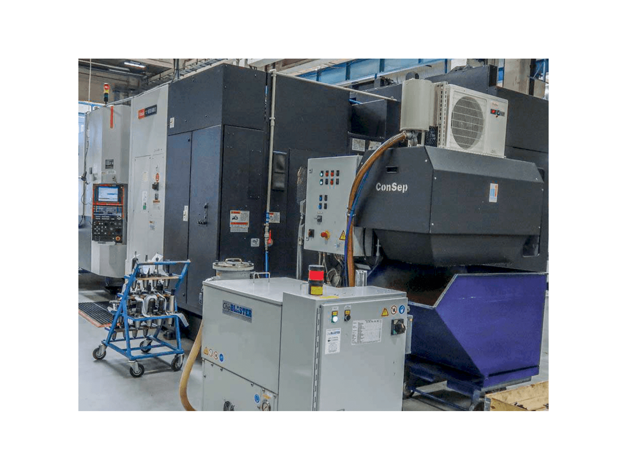 Čelní pohled na Mazak NEXUS HCN 6000 II stroj