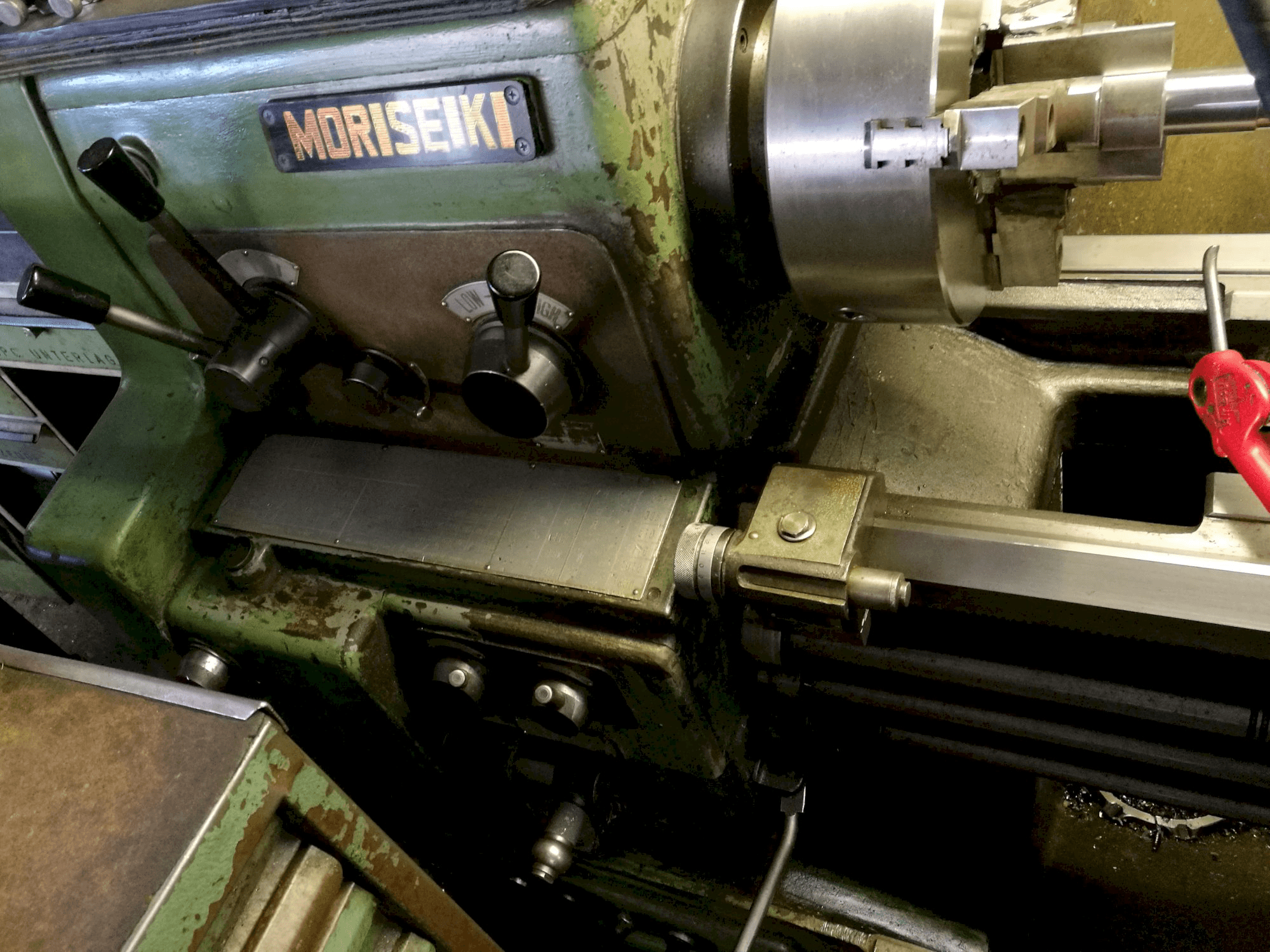 Detail na MORI SEIKI MS 1250 stroje