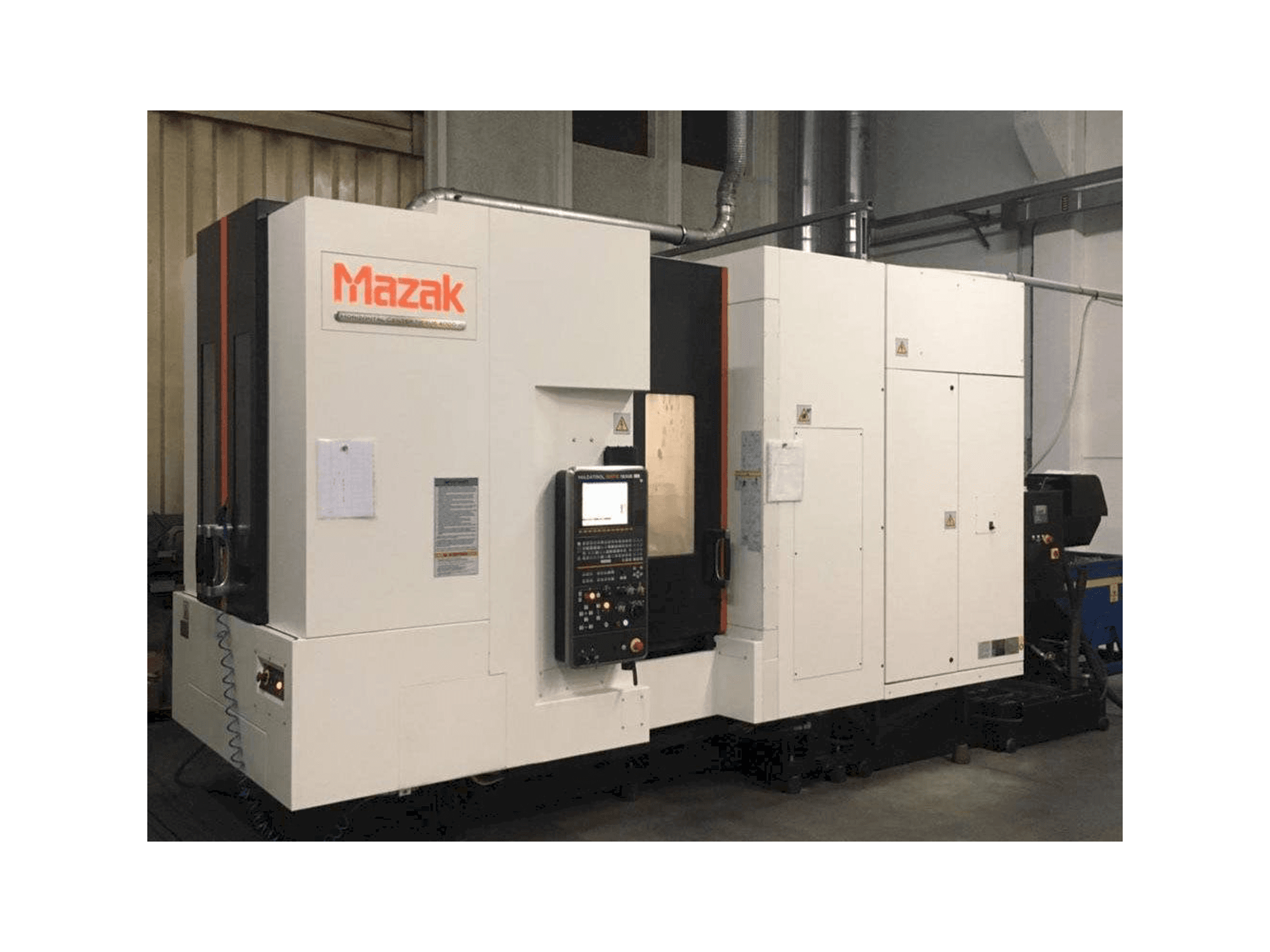 Čelní pohled na Mazak HC Nexus 4000 MK II stroj