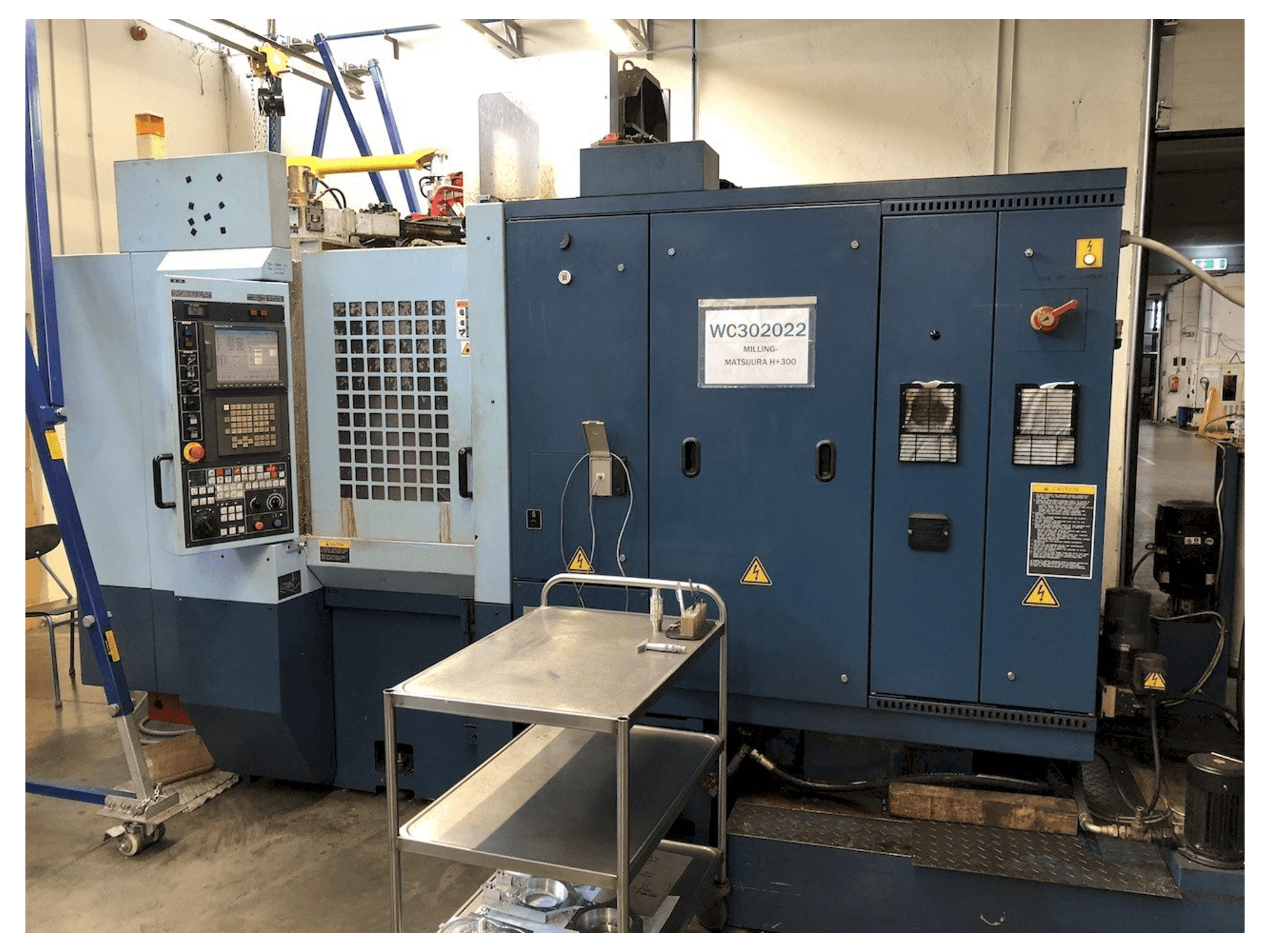 Čelní pohled na Matsuura H Plus-300 stroj