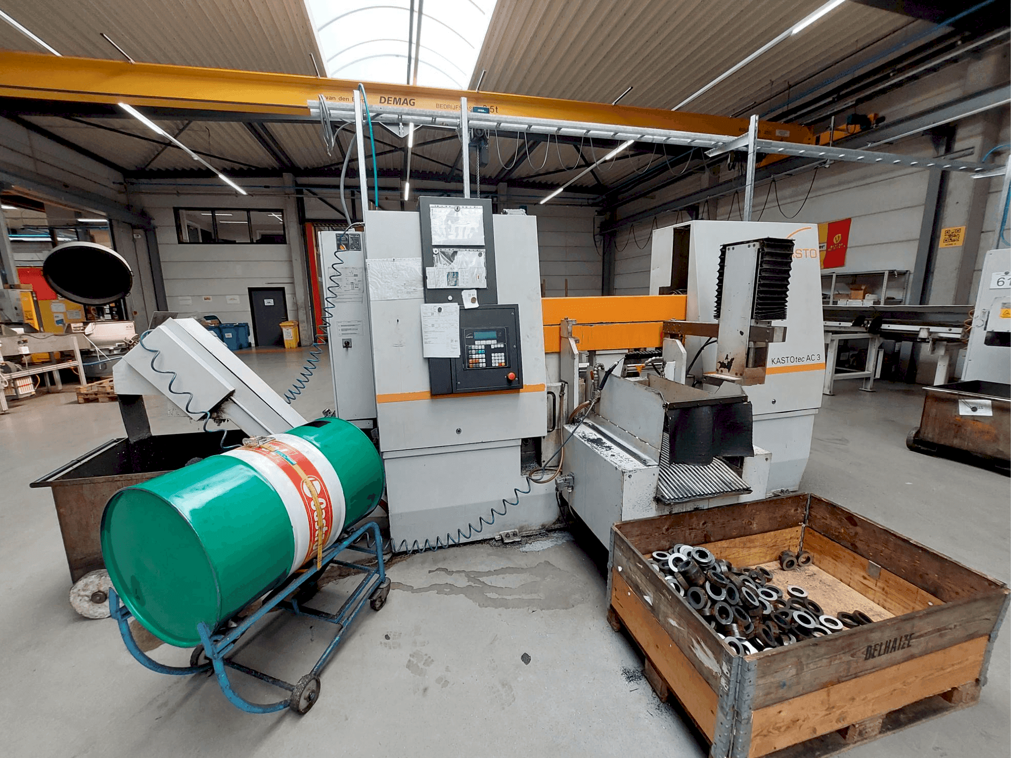 Čelní pohled na KASTO tec A3 stroj