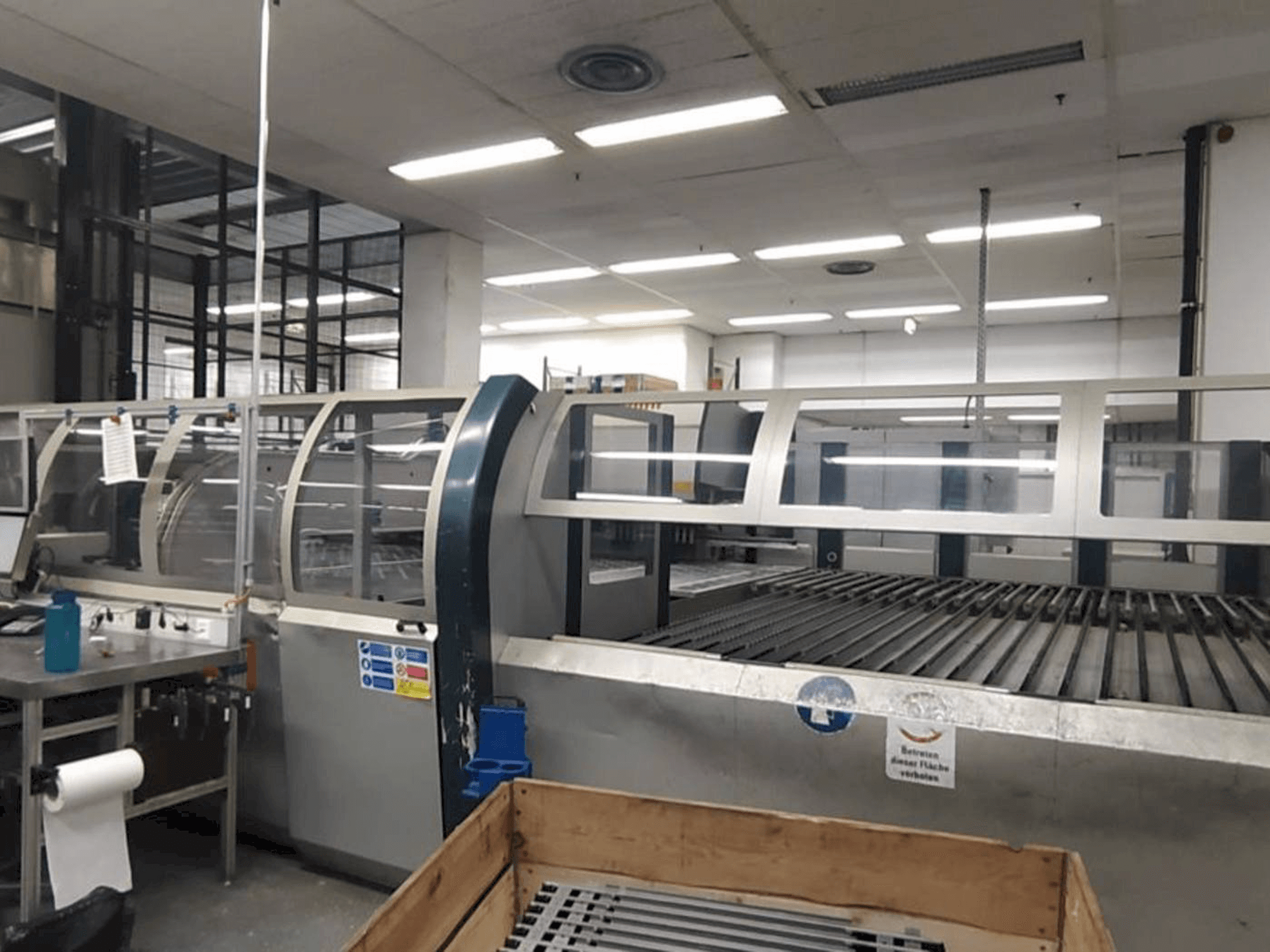 Čelní pohled na Salvagnini P4 stroj