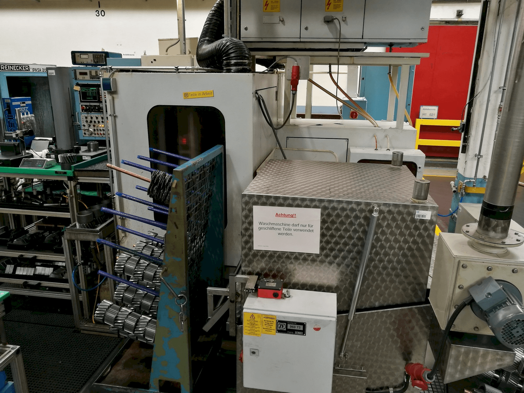 Čelní pohled na Pfauter PH 280 stroj