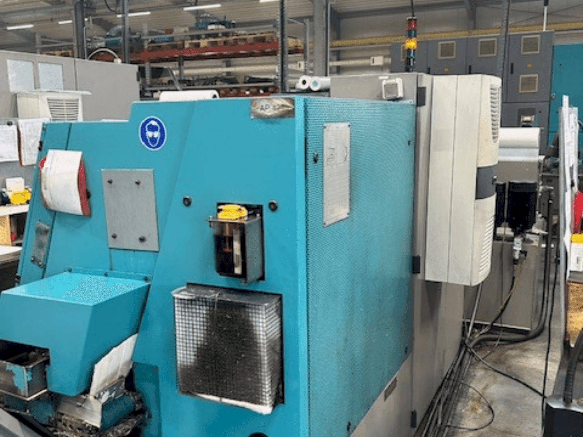 Čelní pohled na Index C100 stroj