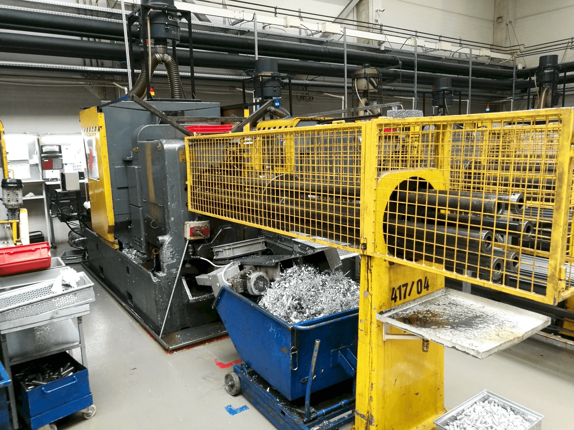 Čelní pohled na Wickman 1 3/8"-6 stroj