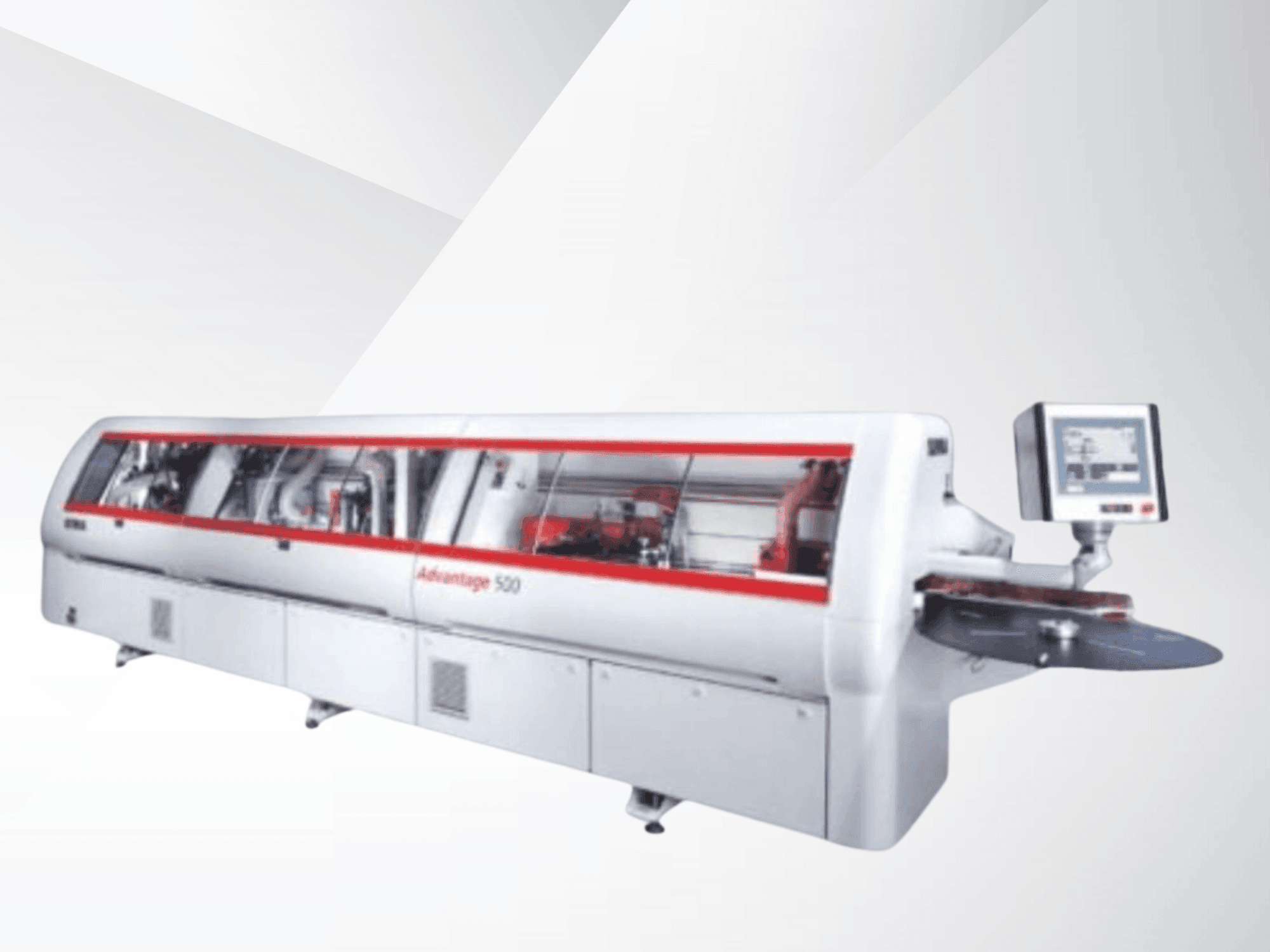 Čelní pohled na IMA Advantage 550 stroj