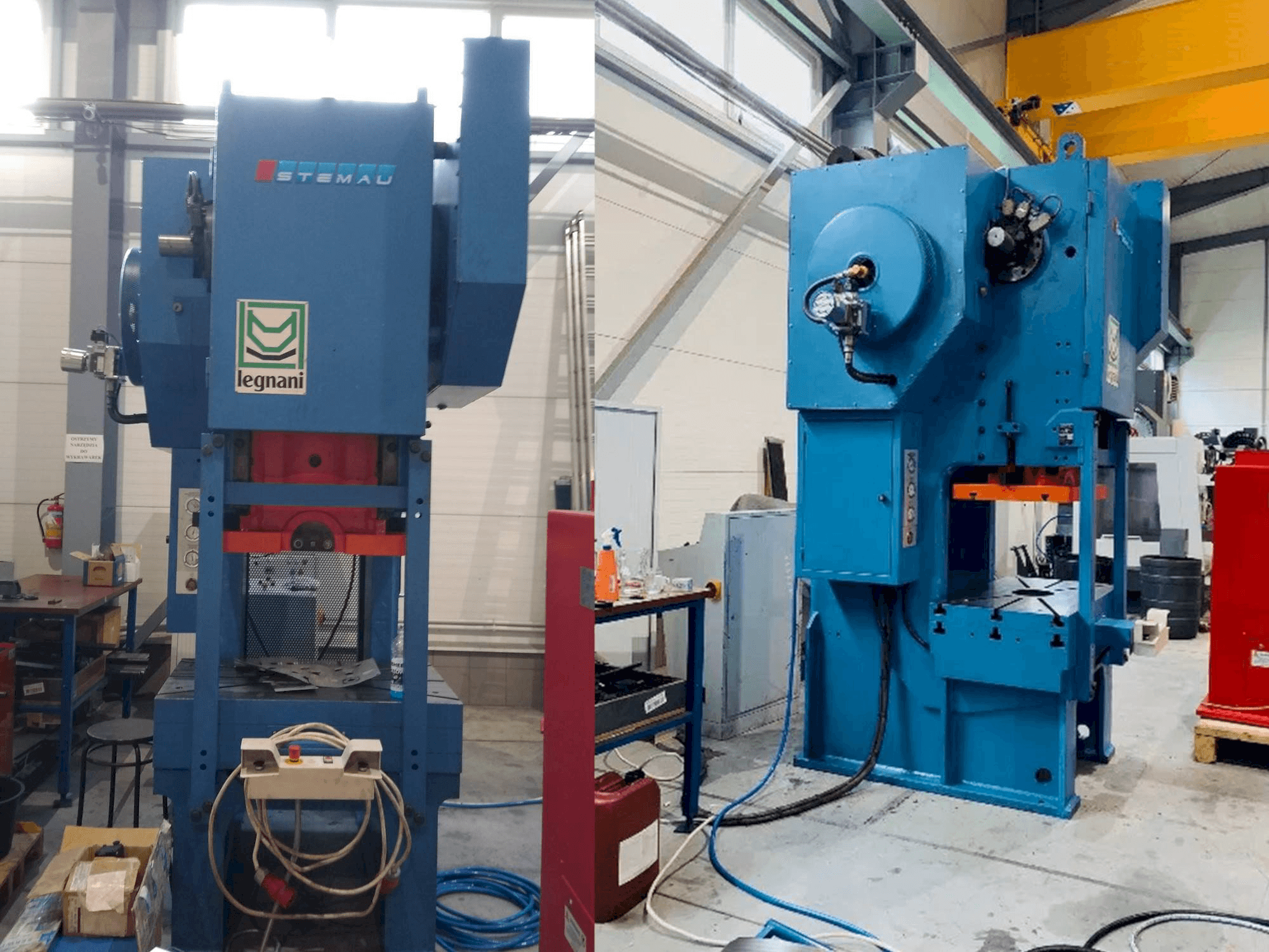 Čelní pohled na LEGNANI FACS 160R stroj