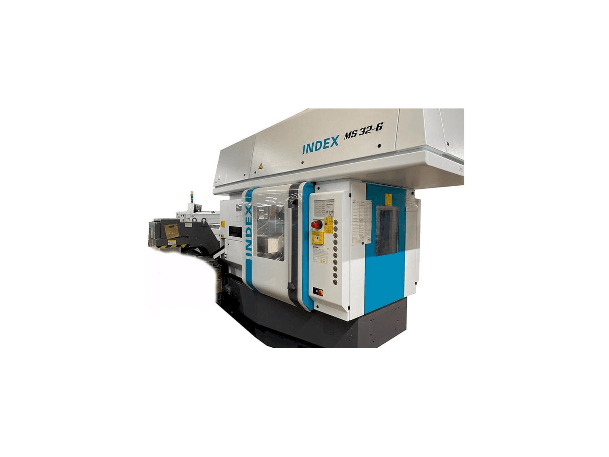 Čelní pohled na Index MS 32-6 stroj
