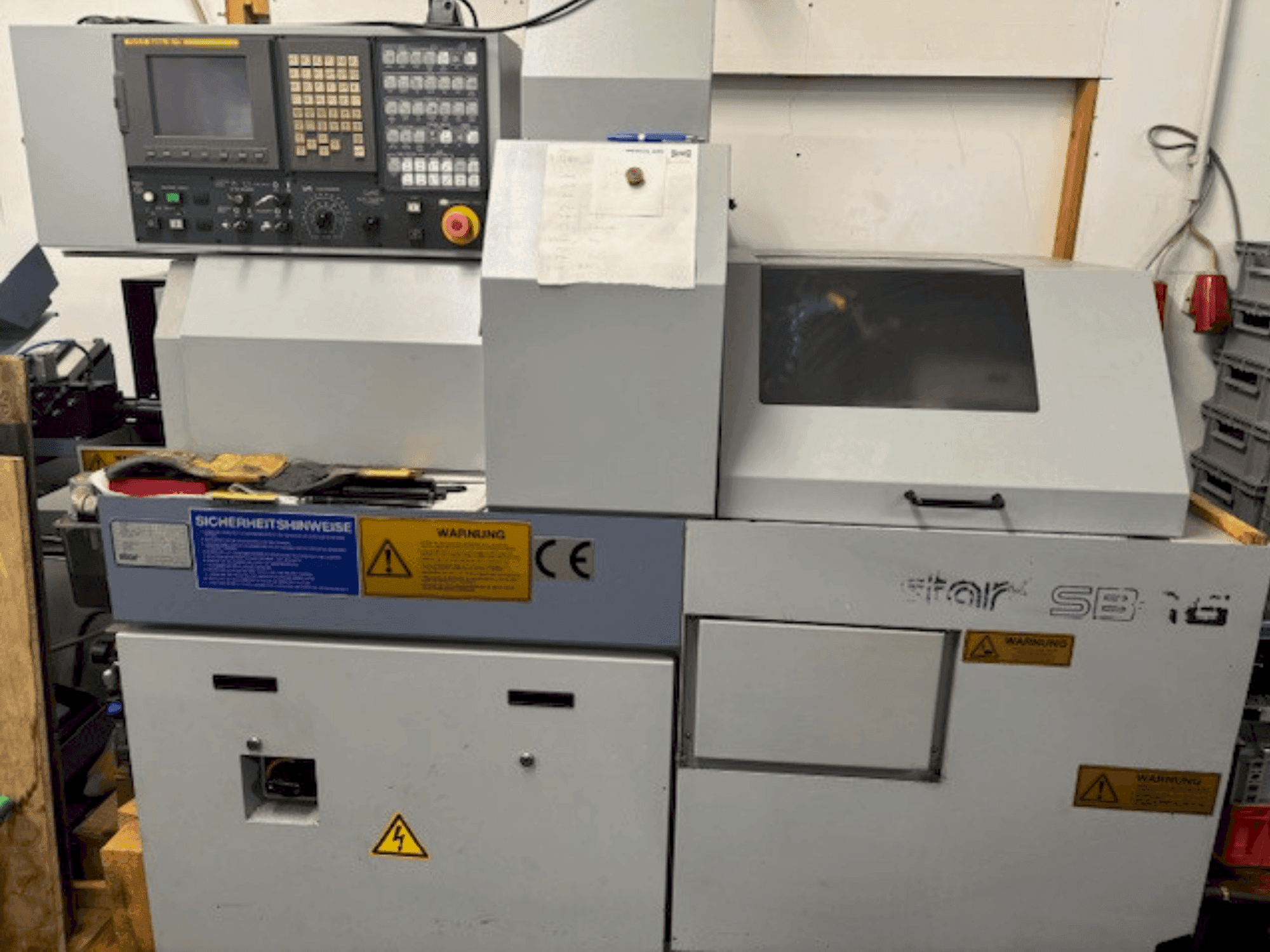 Čelní pohled na Star SB-16 stroj