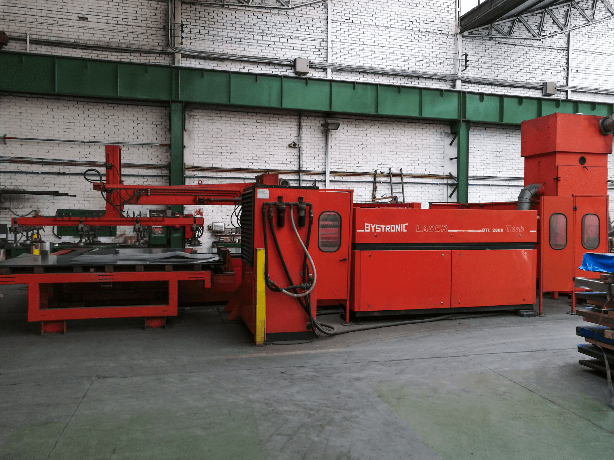 Pracovní prostor na Bystronic Bystar 3015 BTL 2800 stroje