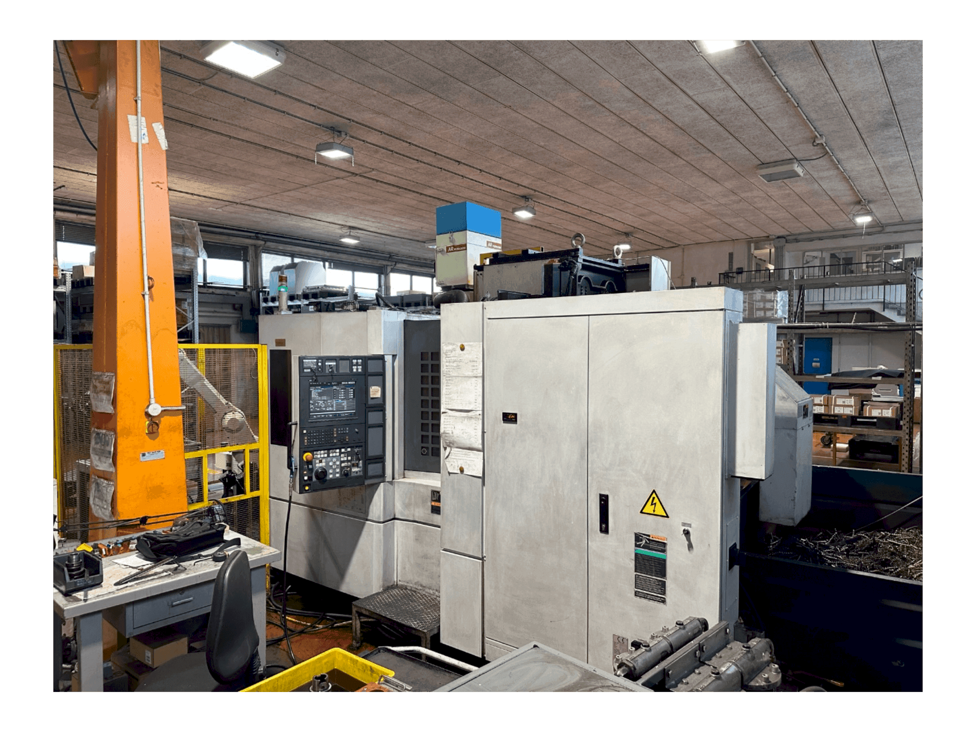 Čelní pohled na MORI SEIKI NH 4000 DCG stroj