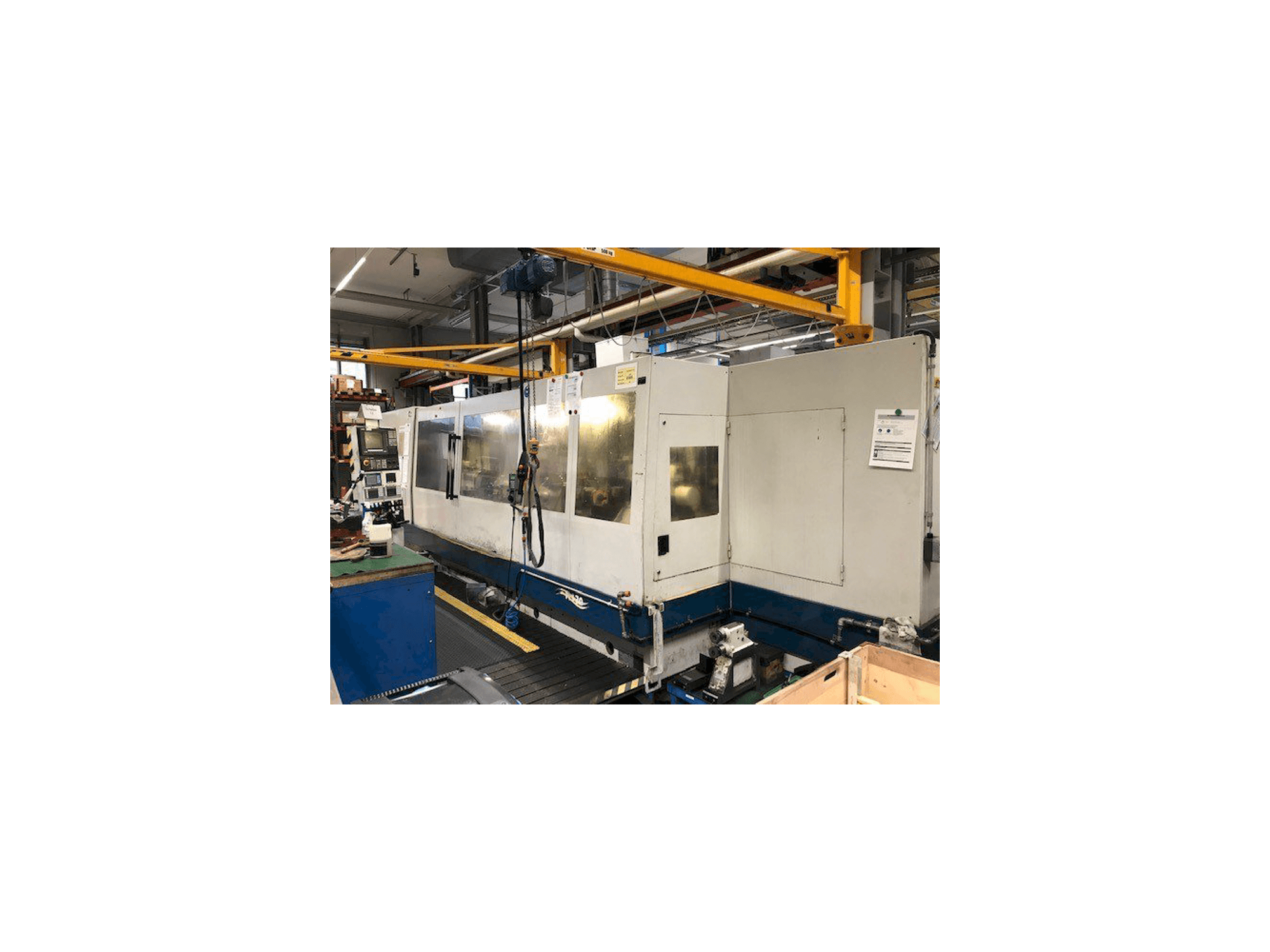 Čelní pohled na Tacchella Pulsar stroj