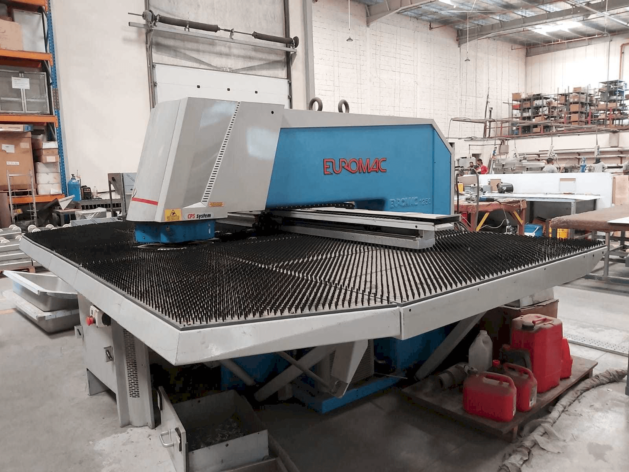 Čelní pohled na Euromac MTX INDEX stroj