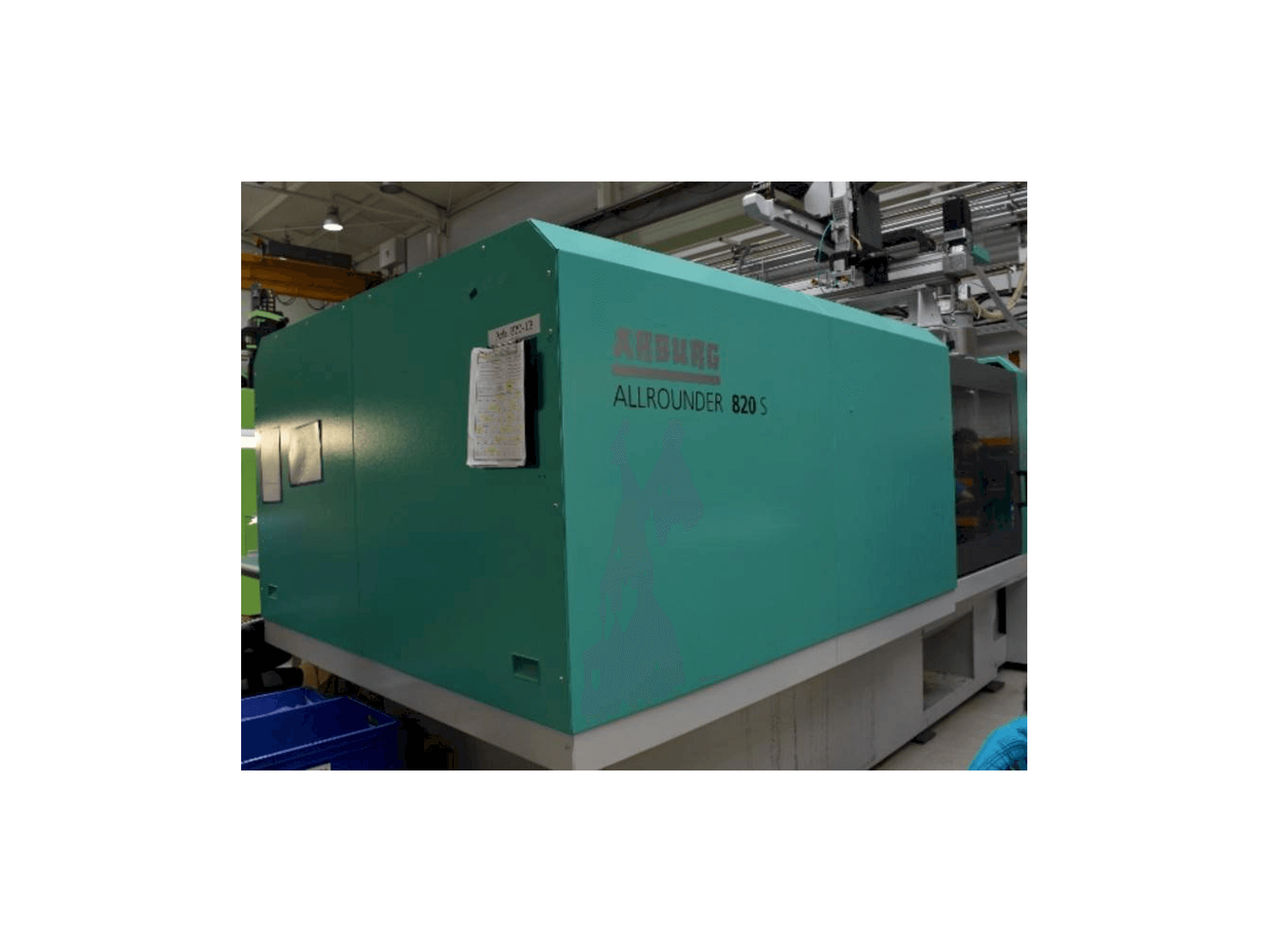 Čelní pohled na Arburg Allrounder 820 s 4000 - 800 stroj