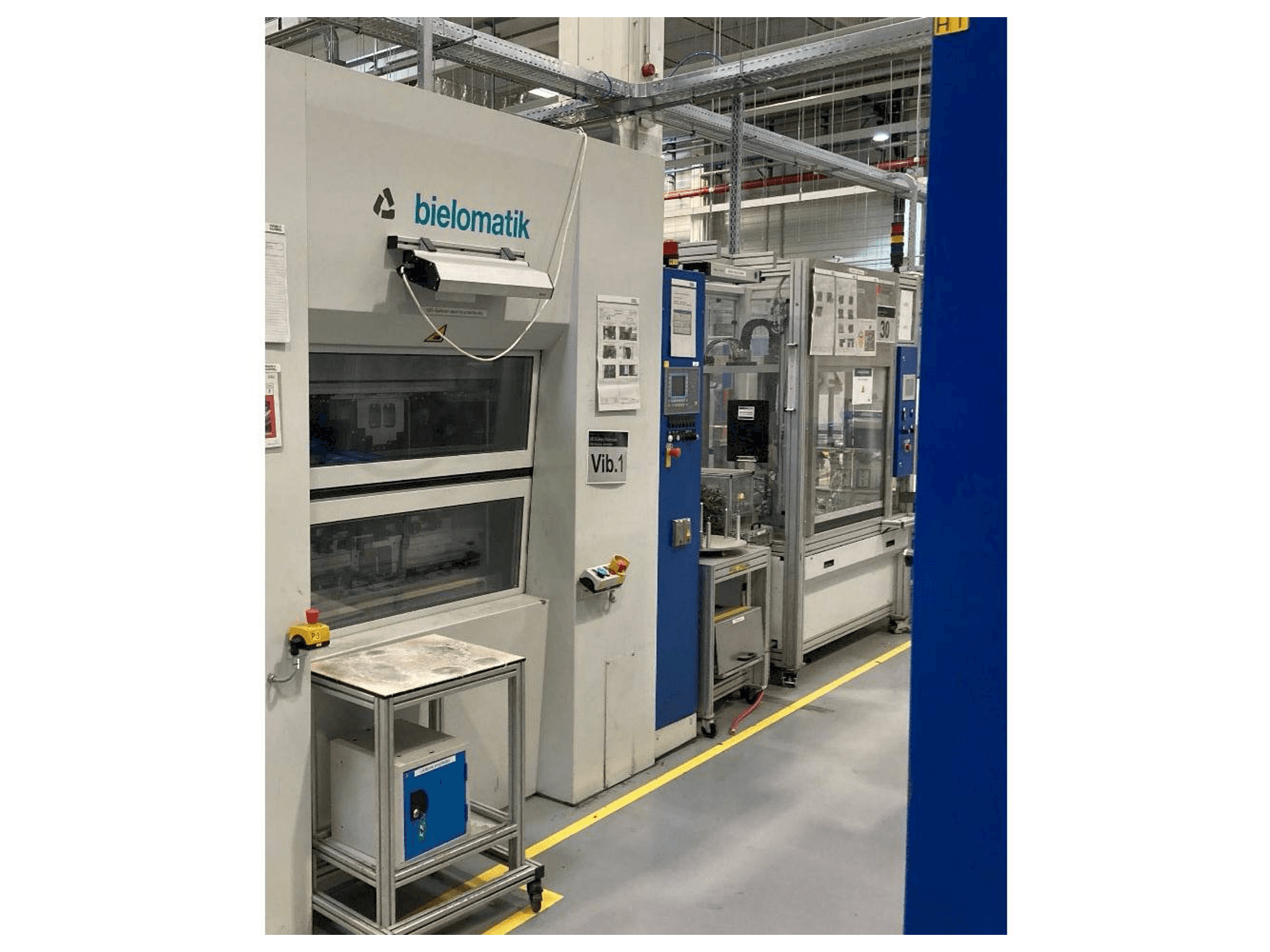 Čelní pohled na bielomatik K3216 stroj