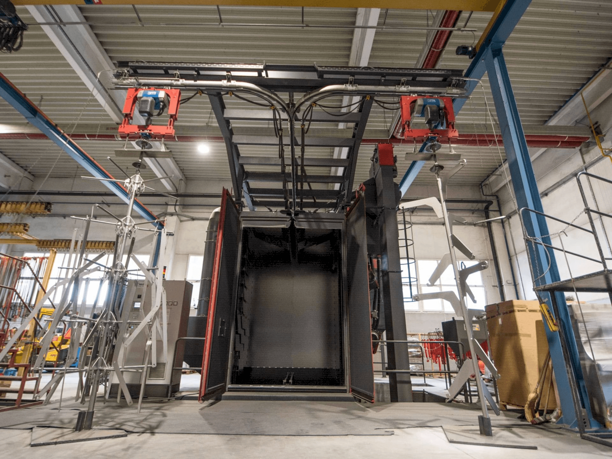 Čelní pohled na Rosler RHBE 20/30 stroj