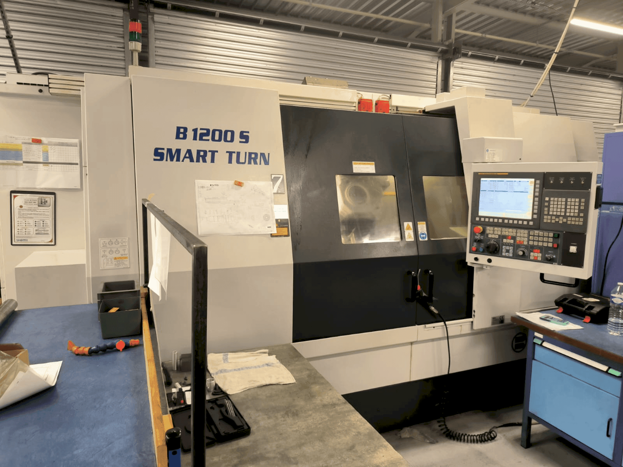 Čelní pohled na Biglia B1200S SMART TURN stroj