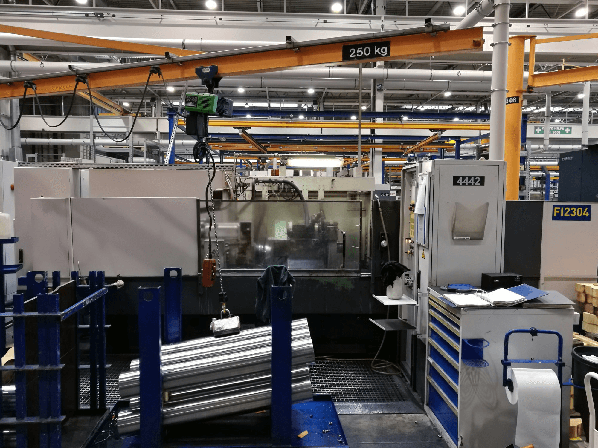 Čelní pohled na Fortuna FMU43D450/1600N45 stroj