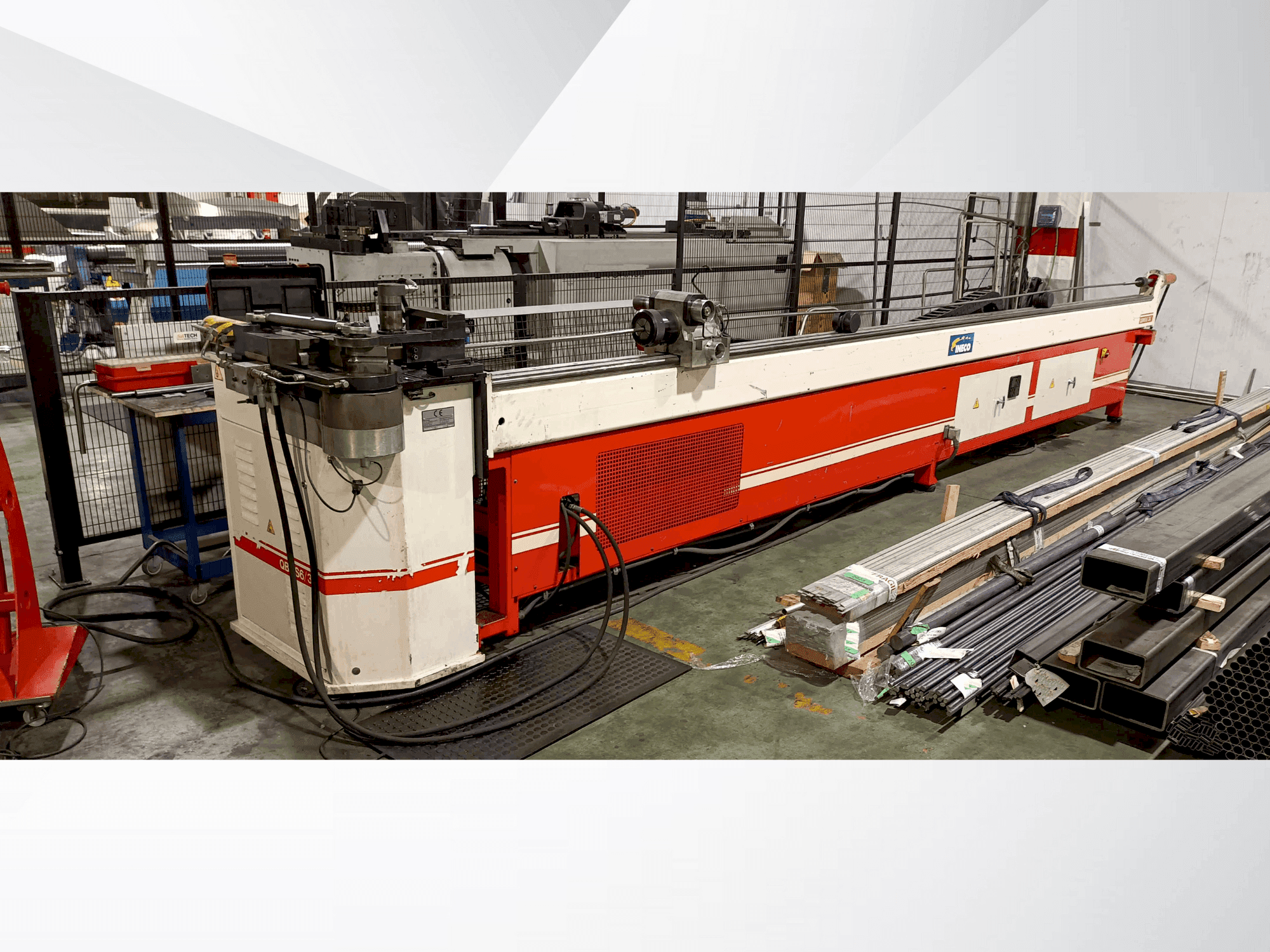 Čelní pohled na INECO GBMS 6/3X stroj