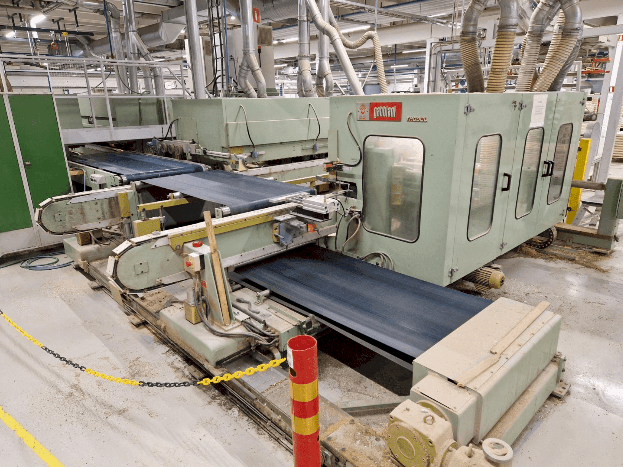 Čelní pohled na GABIANNI T-Modul stroj