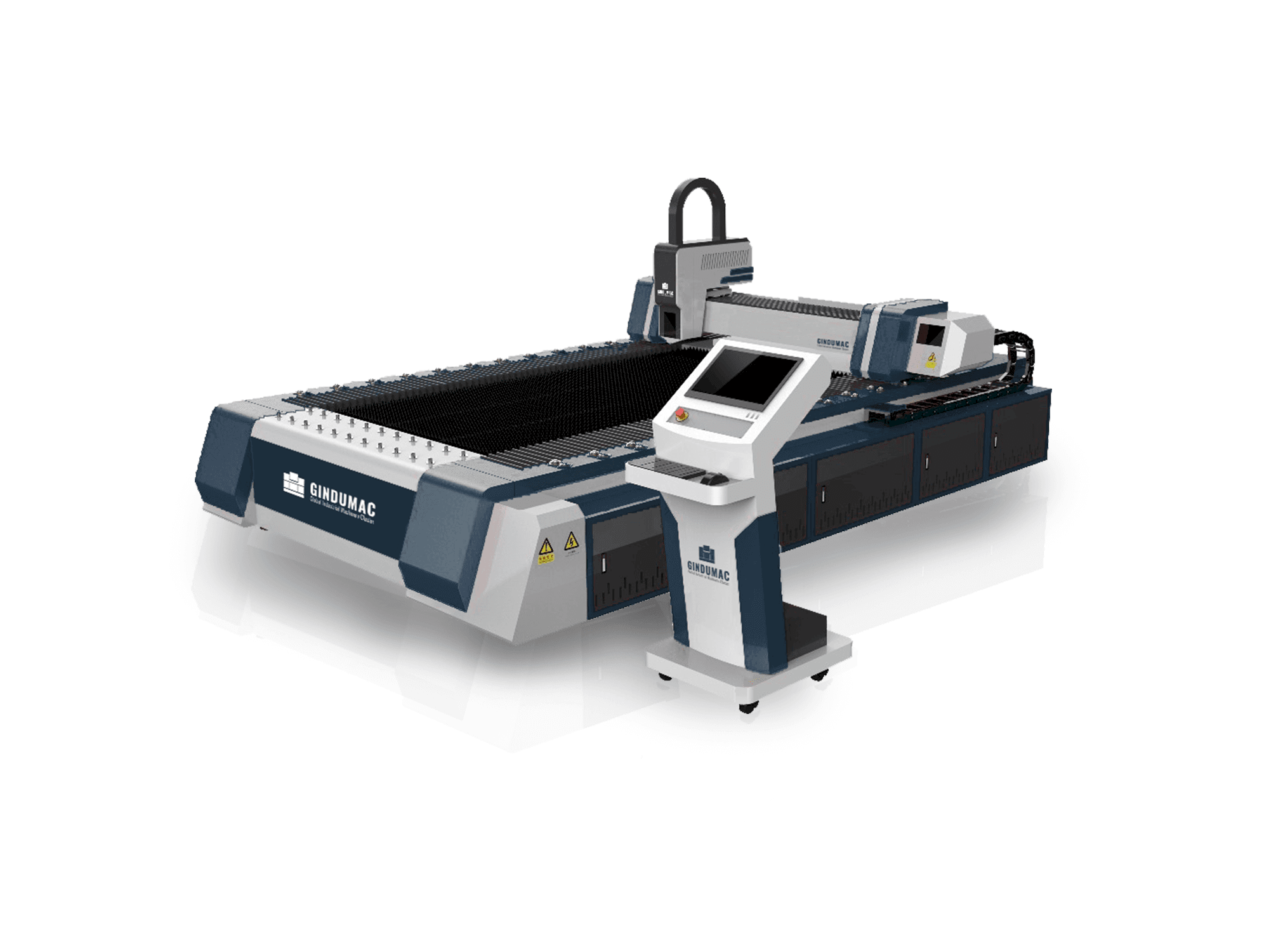 Pravý pohled na GINDUMAC TREND 3015-1000R stroj