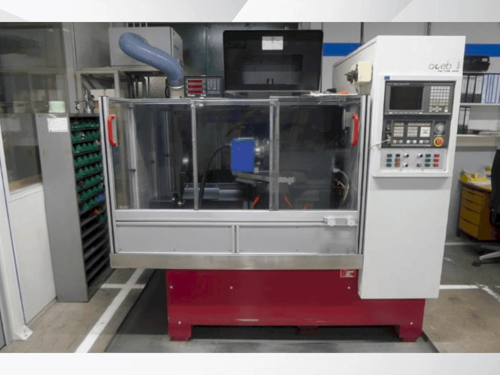 Čelní pohled na DOEBELI FSM150 S stroj