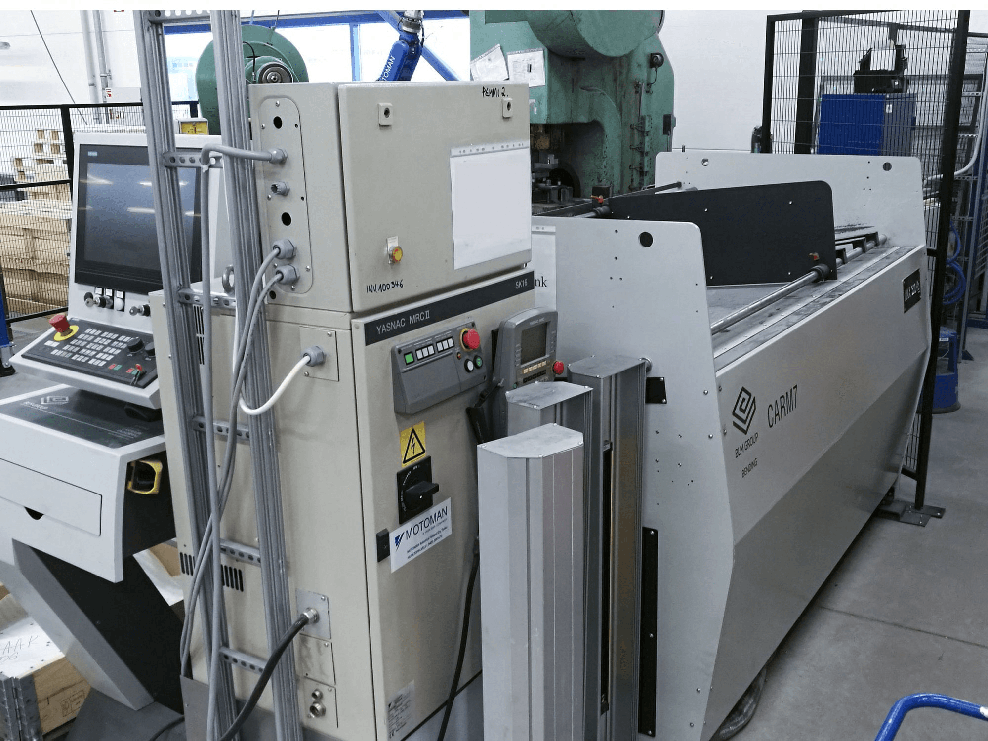 Čelní pohled na BLM SMART stroj