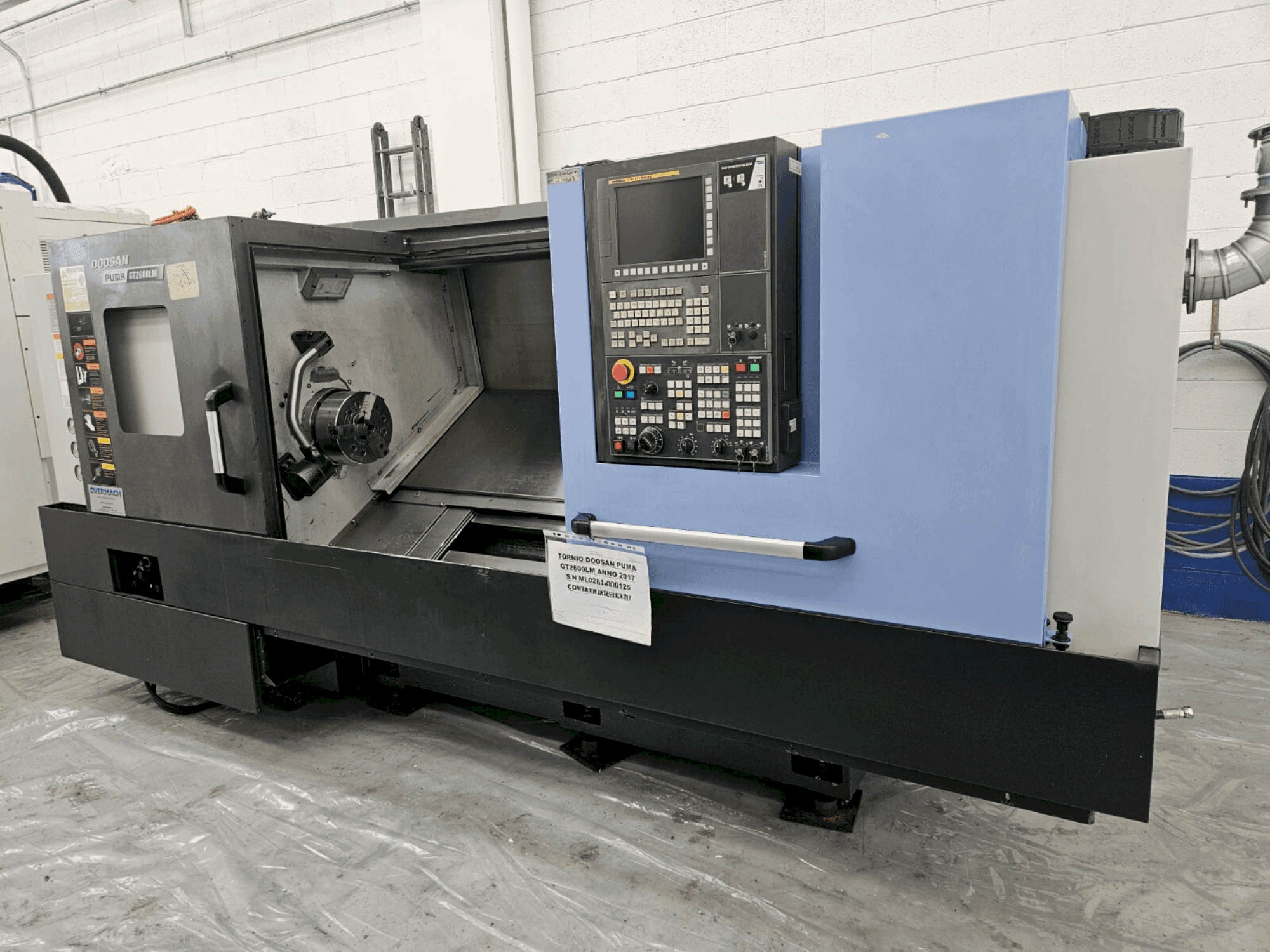 Čelní pohled na DOOSAN PUMA GT2600LM stroj