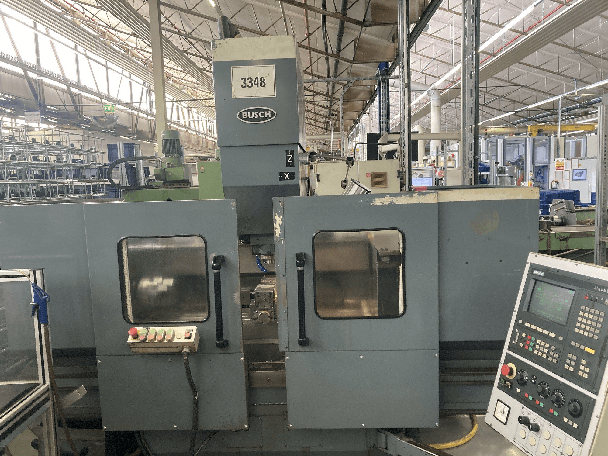 Čelní pohled na BUSCH FB 1- 150 stroj