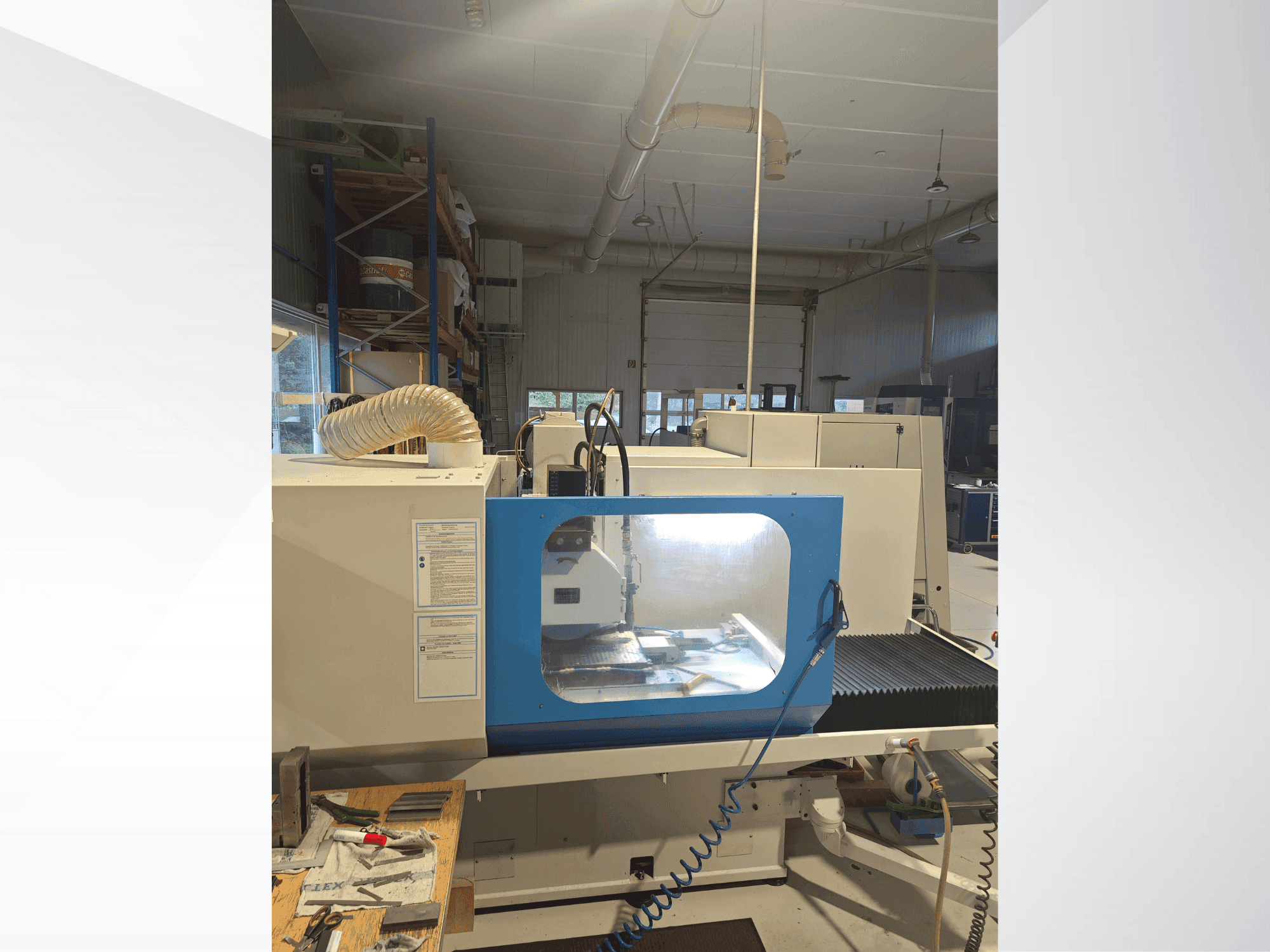 Čelní pohled na ABA EL 1006 stroj